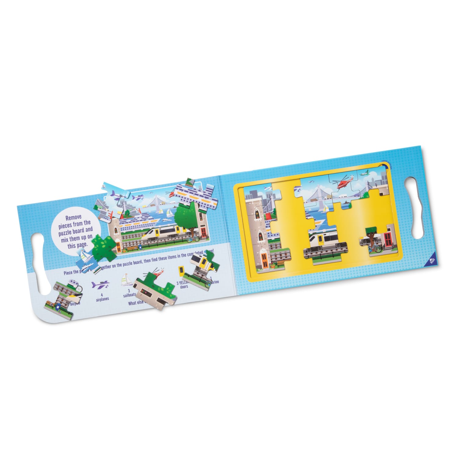 Melissa & Doug Take Along Magnetic Jigsaw Puzzles - Vehicles - Image 3