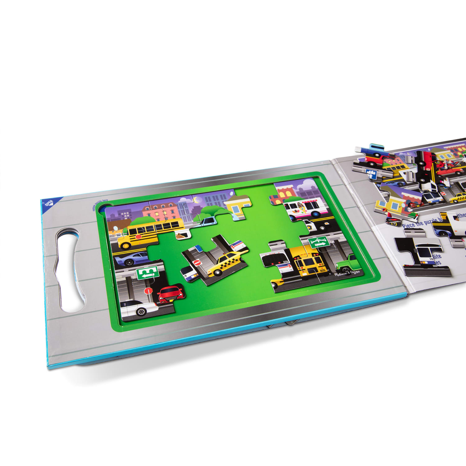 Melissa & Doug Take Along Magnetic Jigsaw Puzzles - Vehicles - Image 4
