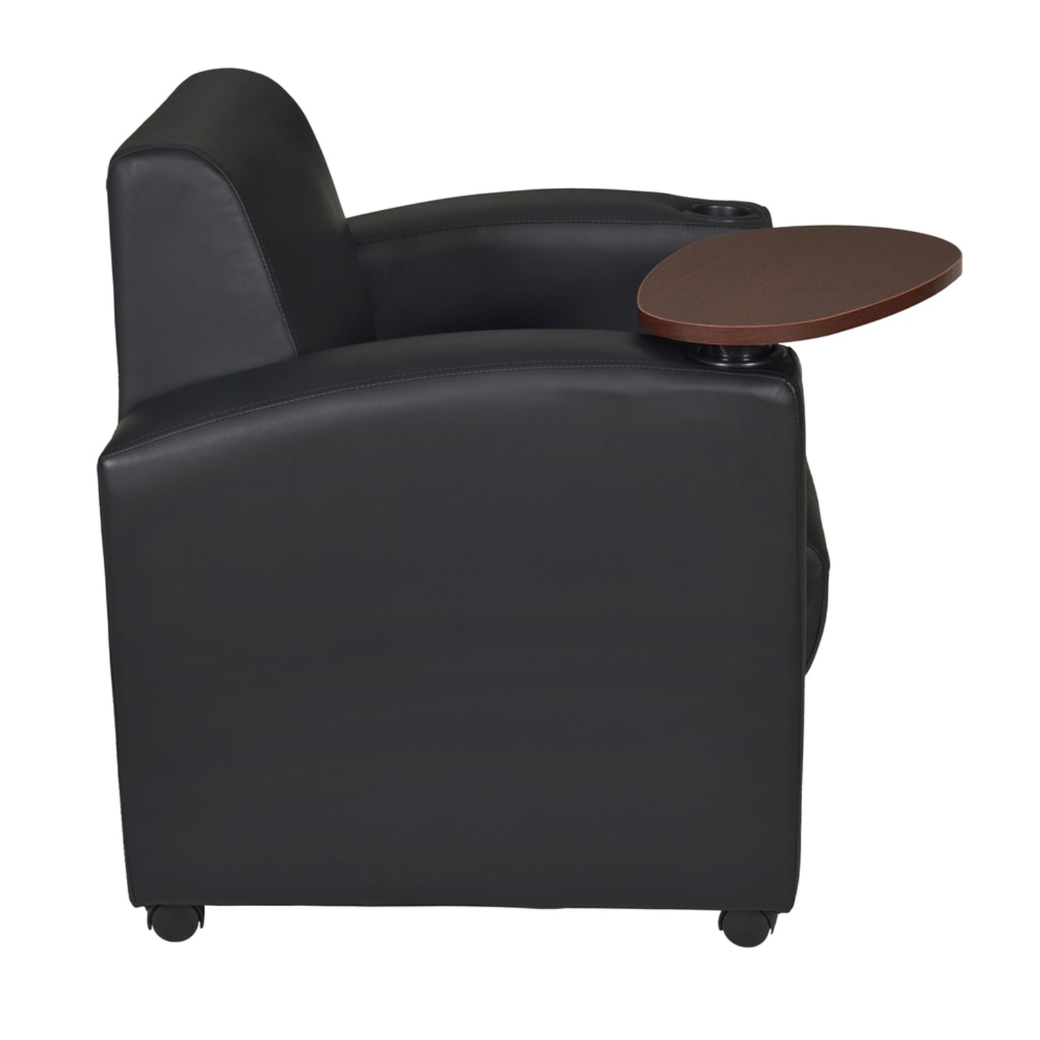 Regency Nova Lounge Accent Chair With Tablet Arm, Black, 7701NSJVBK - Image 5