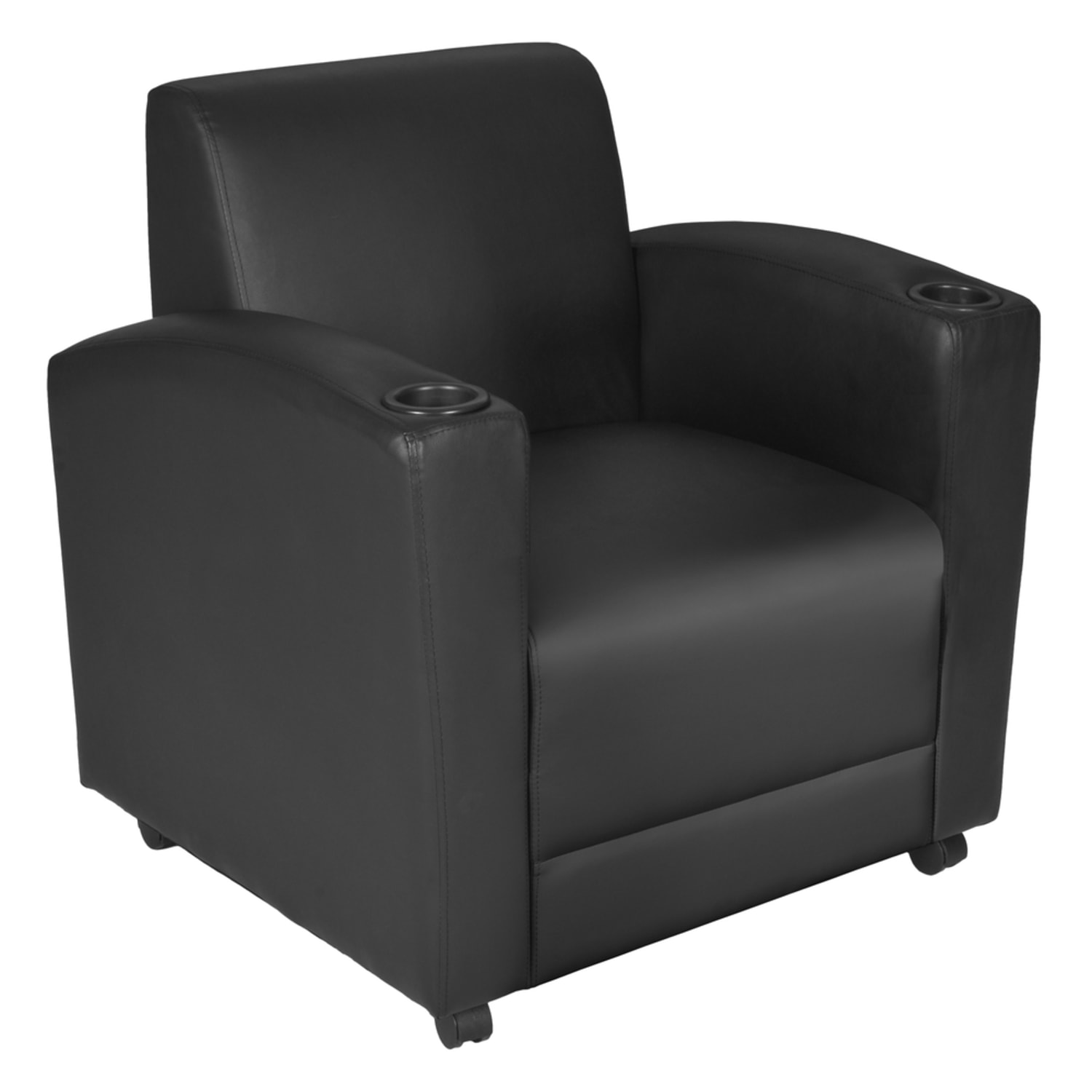 Regency Nova Lounge Accent Chair With Tablet Arm, Black, 7701NSJVBK - Image 8
