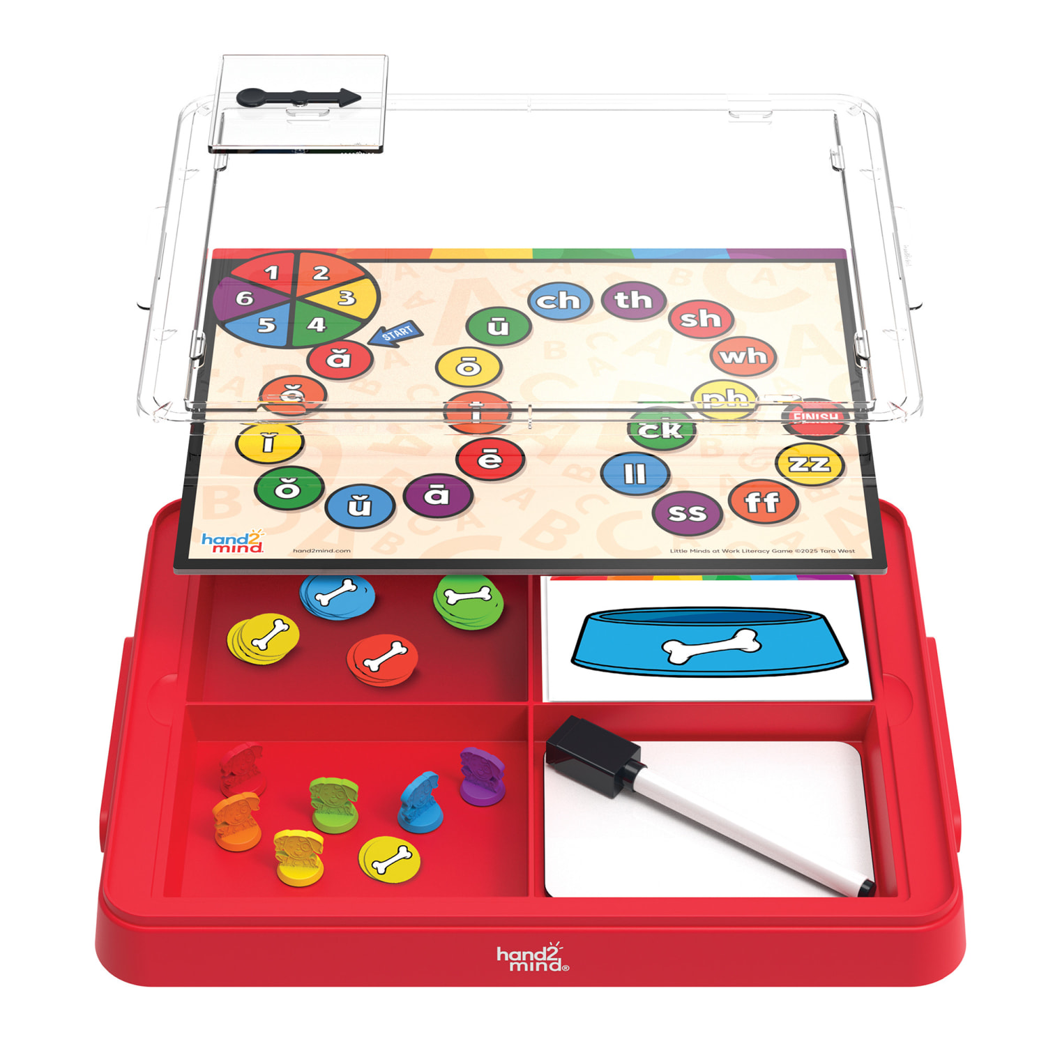 Hand2Mind Little Minds at Work Reading & Math Game Tray Set