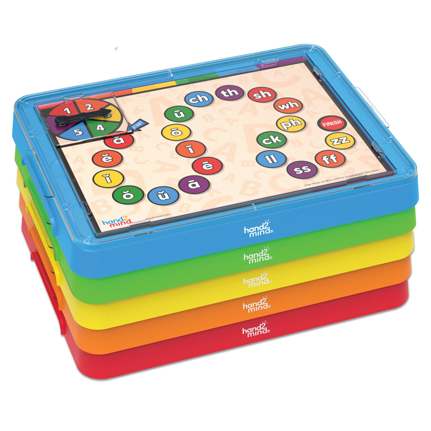 Hand2Mind Little Minds at Work Reading & Math Game Tray Set - Image 6