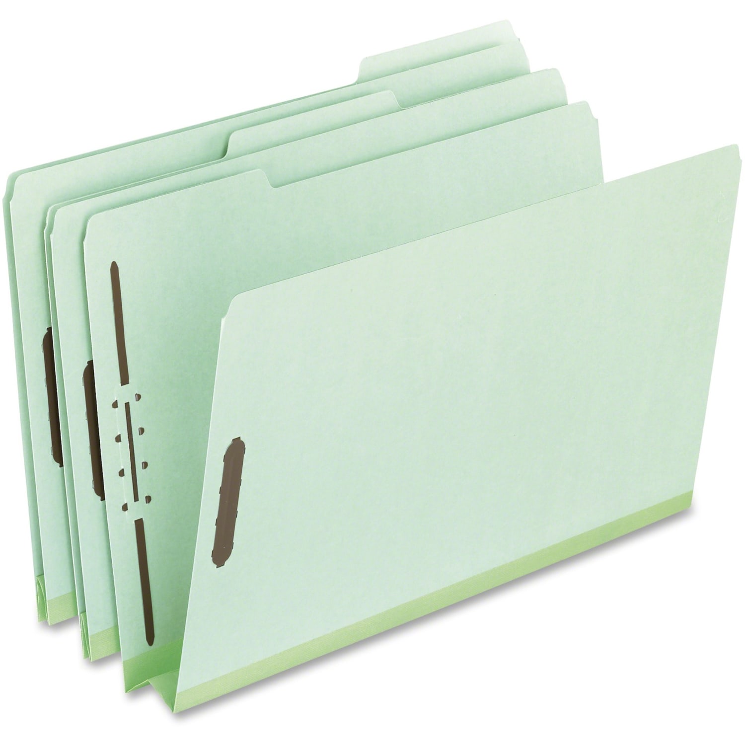 Pendaflex Pressboard Expanding Folders, 2in Expansion, 8 1/2in x 11in, Letter Size, 30% Recycled, Green, Box Of 25 Folders - Image 3