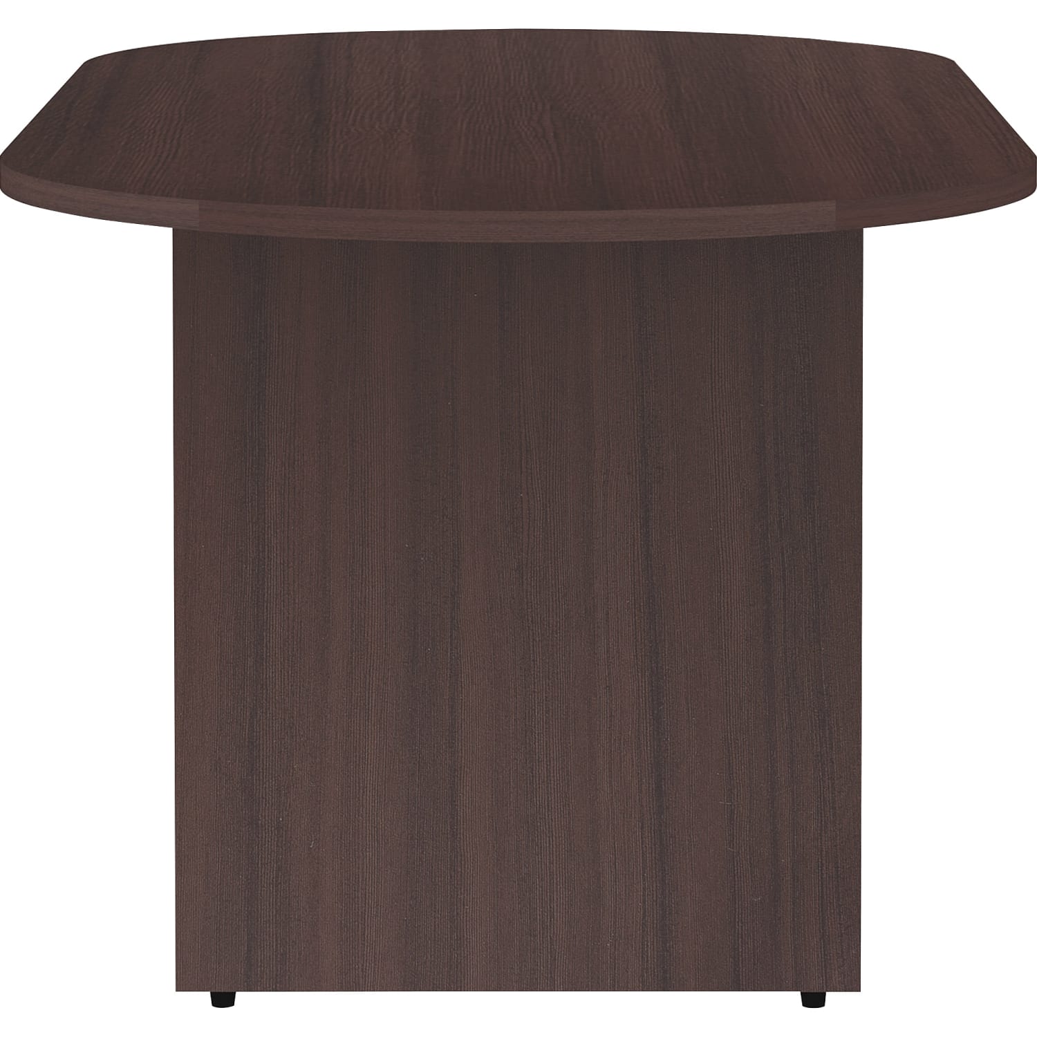 Lorell Essentials Oval Conference Table, 29-1/2inH x 72inW x 36inD, Espresso - Image 5