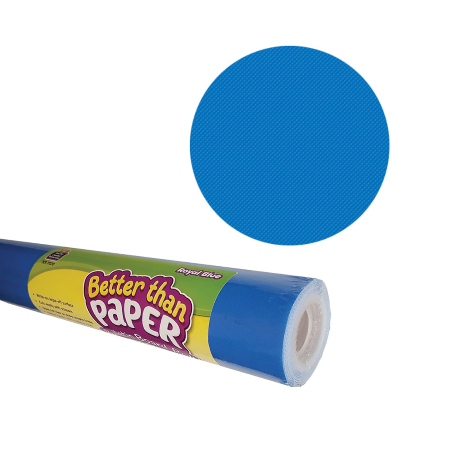 Teacher Created Resources Better Than Paper Bulletin Board Paper Rolls, 4ft x 12ft, Royal Blue, Pack Of 4 Rolls - Image 3