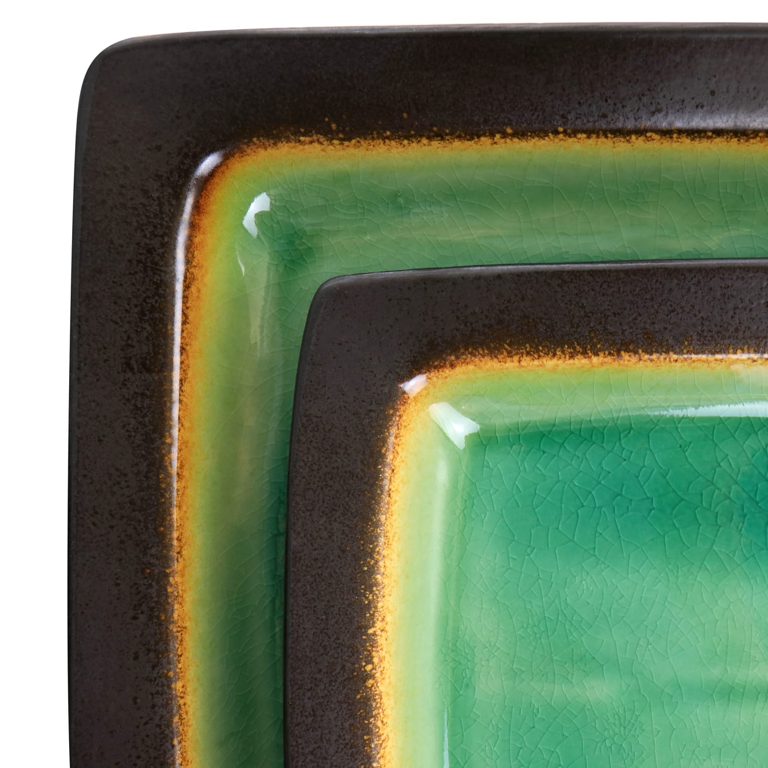 Gibson Ocean Paradise 16-Piece Dinnerware Set, Jade - Image 4