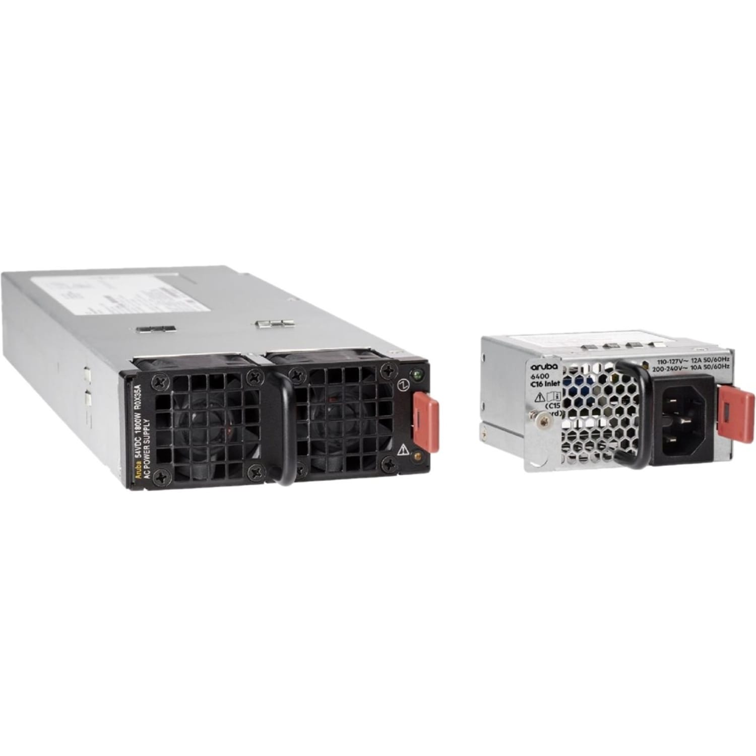 HPE 6400 1800W Power Supply With C16 Inlet Adapter - Plug-in Module - 120 V AC, 230 V AC Input - 54 V DC Output - 1800 W