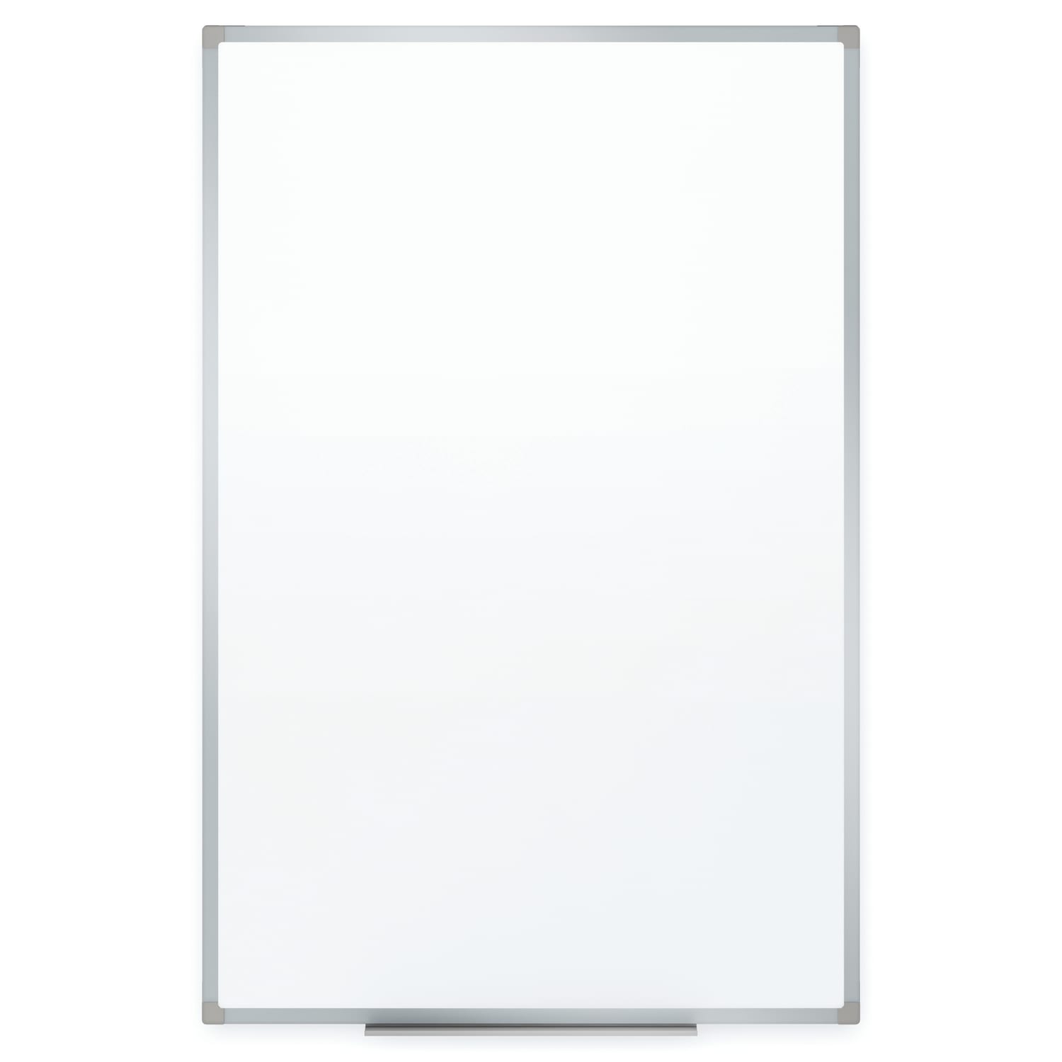 Mead Melamine Non-Magnetic Dry-Erase Whiteboard With Marker Tray, 72in x 48in, Aluminum Frame With Silver Finish - Image 3