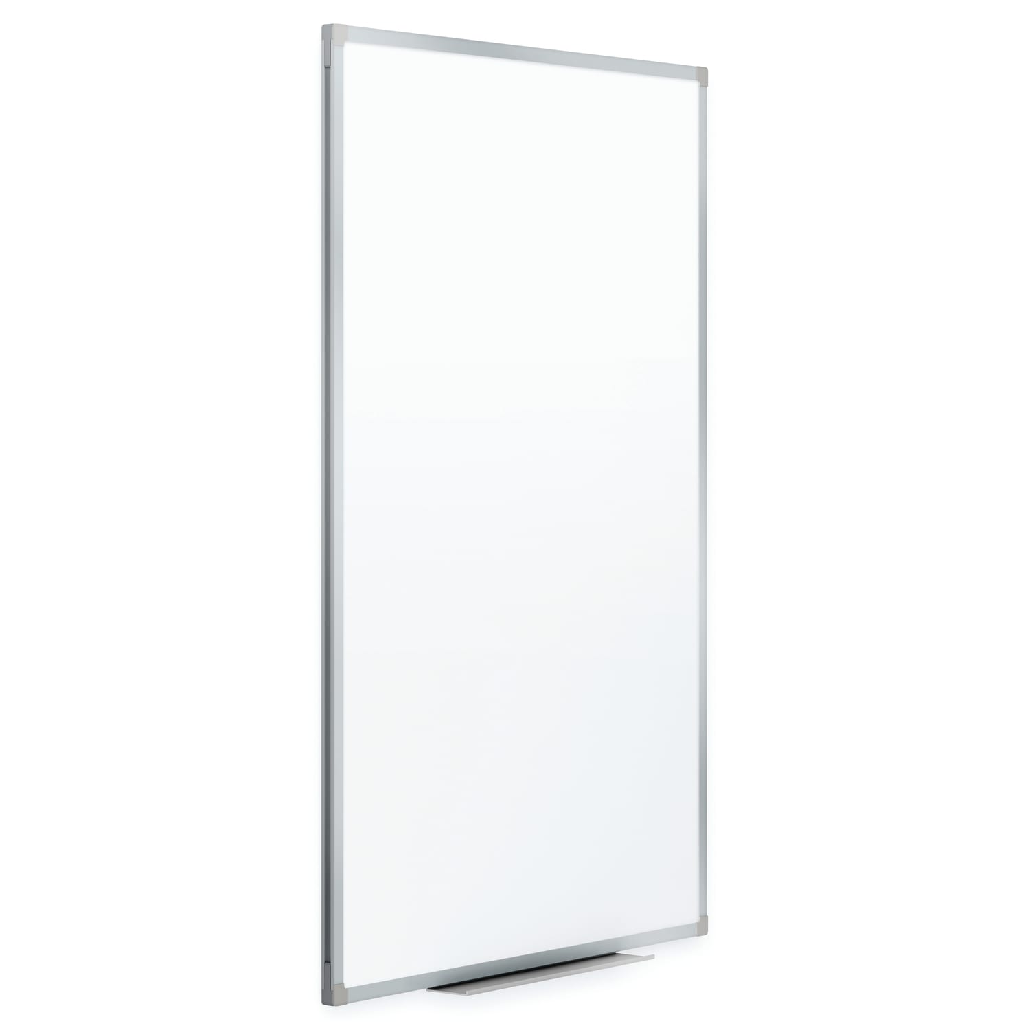 Mead Melamine Non-Magnetic Dry-Erase Whiteboard With Marker Tray, 72in x 48in, Aluminum Frame With Silver Finish - Image 4