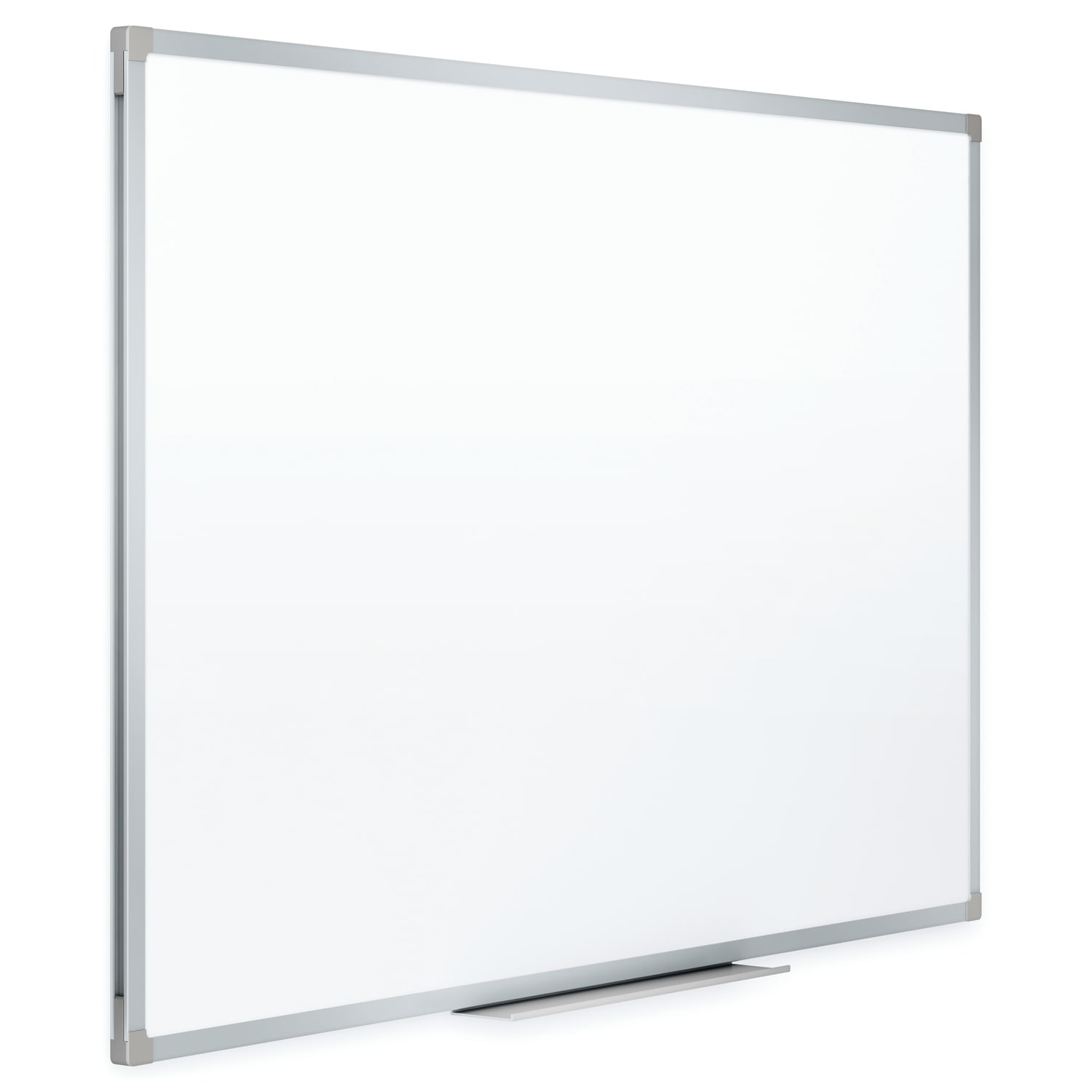 Mead Melamine Non-Magnetic Dry-Erase Whiteboard With Marker Tray, 72in x 48in, Aluminum Frame With Silver Finish - Image 5