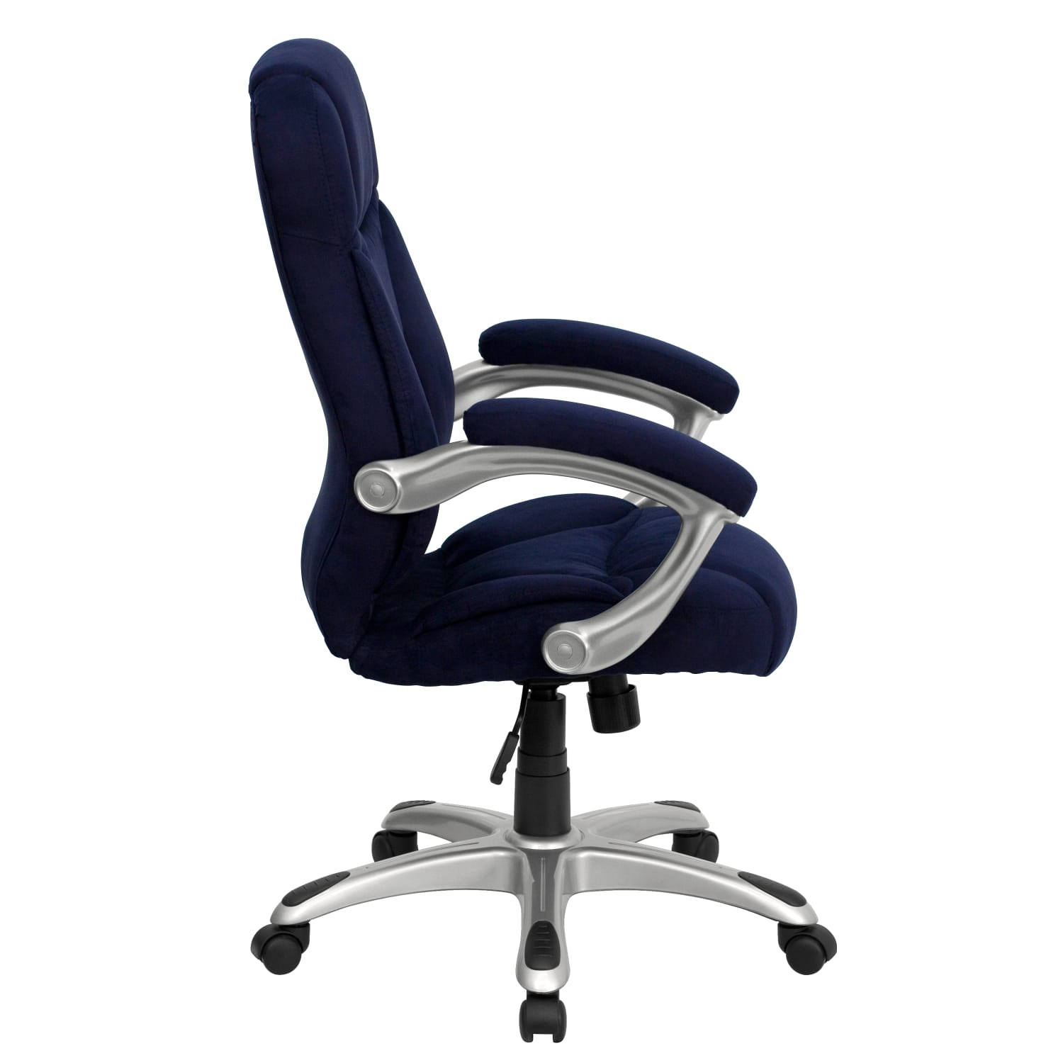 Flash Furniture Ergonomic Microfiber High Back Chair BlueBlackTitanium PopularChairscom