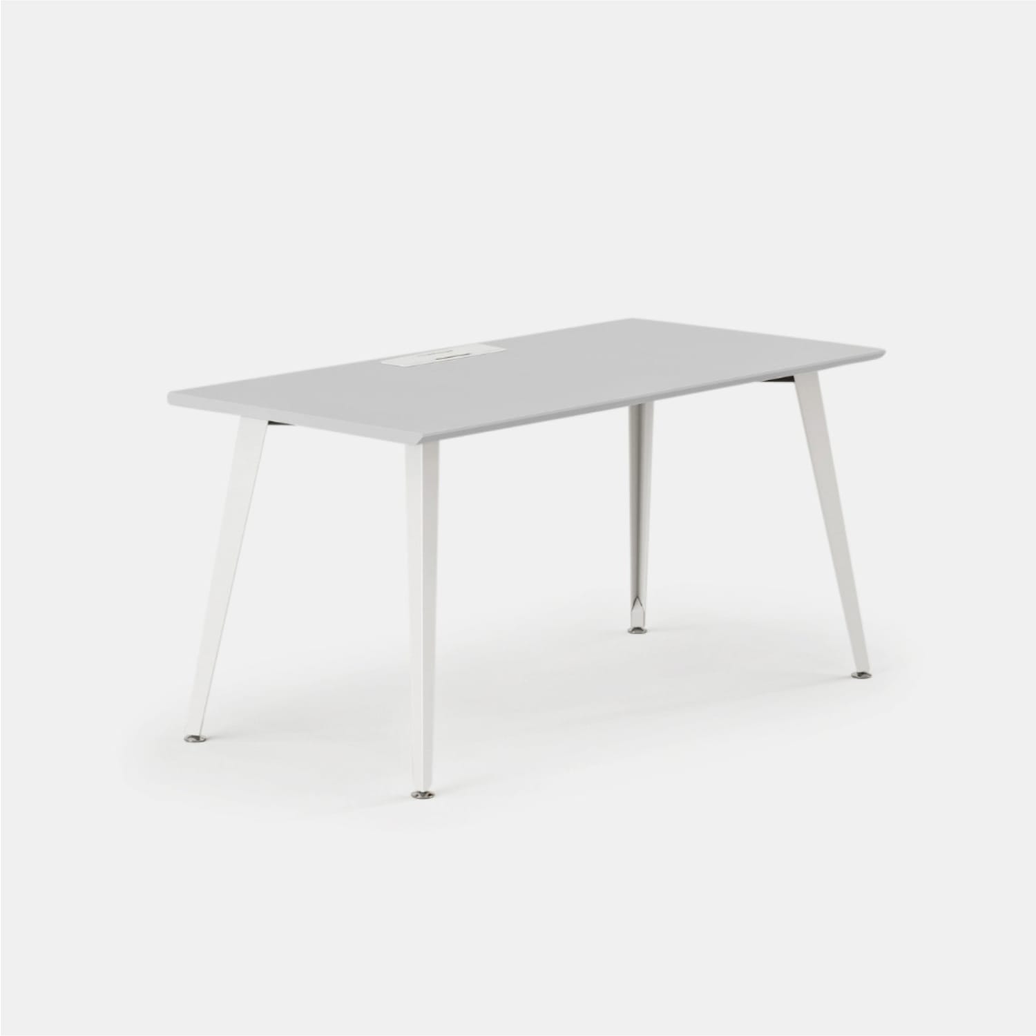 Branch Furniture Office Desk, 60in x 30in, Fog/White - Image 4