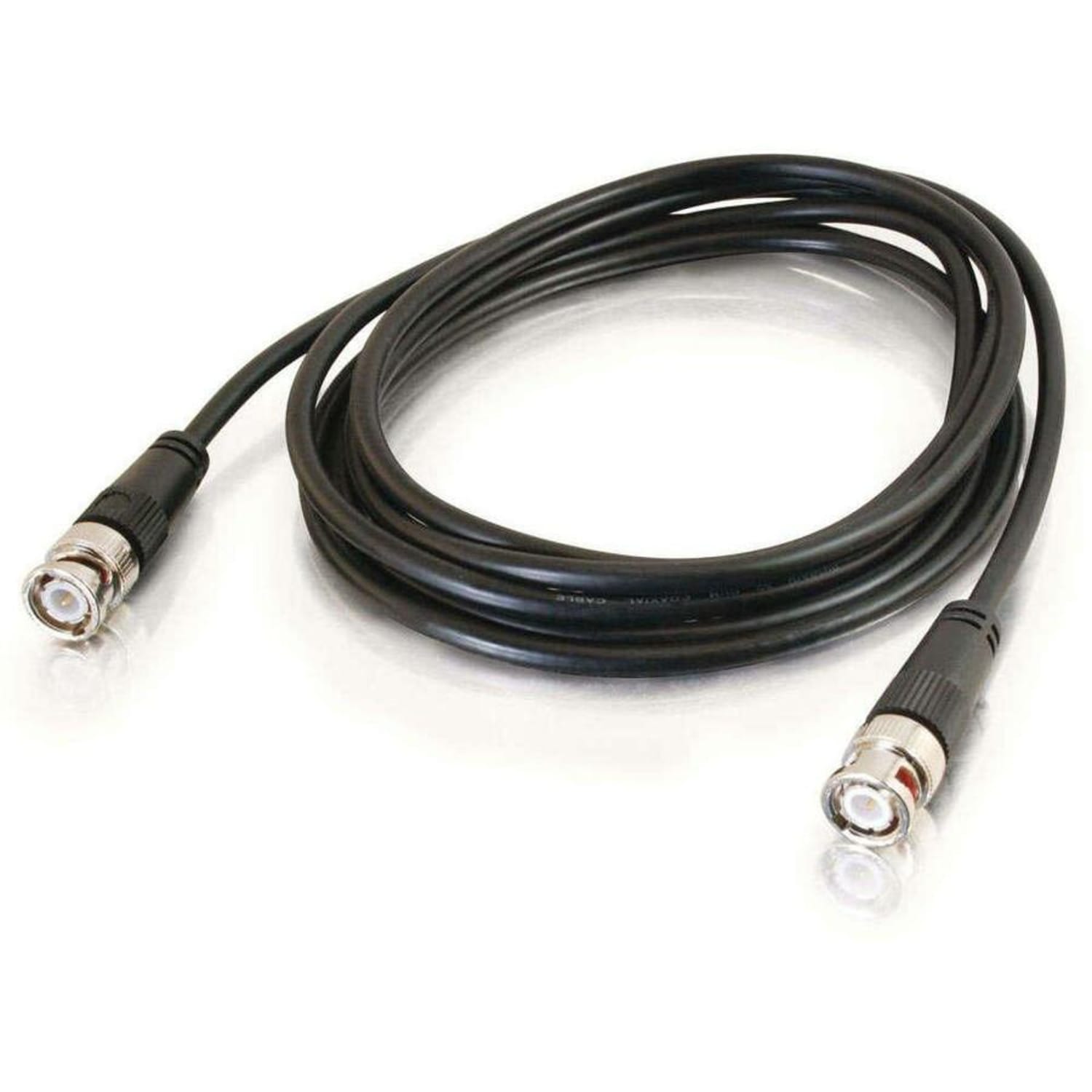 C2G 8ft RG58 BNC Thinnet Coax Cable - BNC Male - BNC Male - 8ft - Black - Image 5