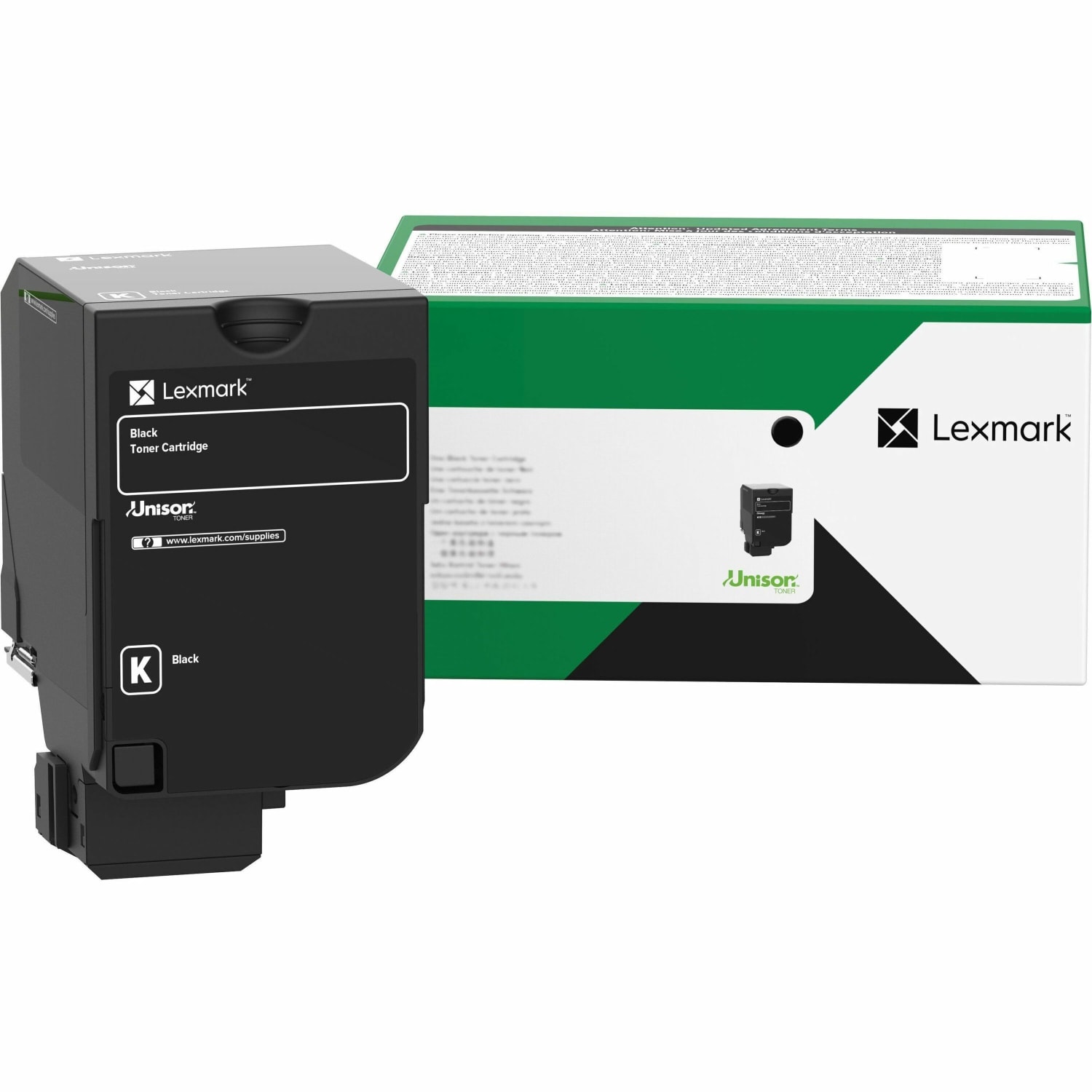 Lexmark Unison Original Laser Toner Cartridge - Black - 1 Each - 5000 Pages