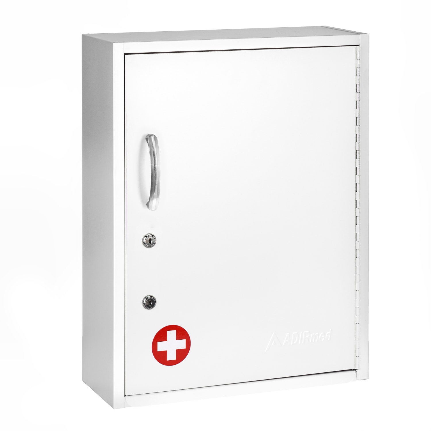 Alpine AdirMed Dual Lock Surface-Mount Medical Security Cabinets, 21inH x 16inW x 6inD, White, Pack Of 2 Cabinets - Image 3