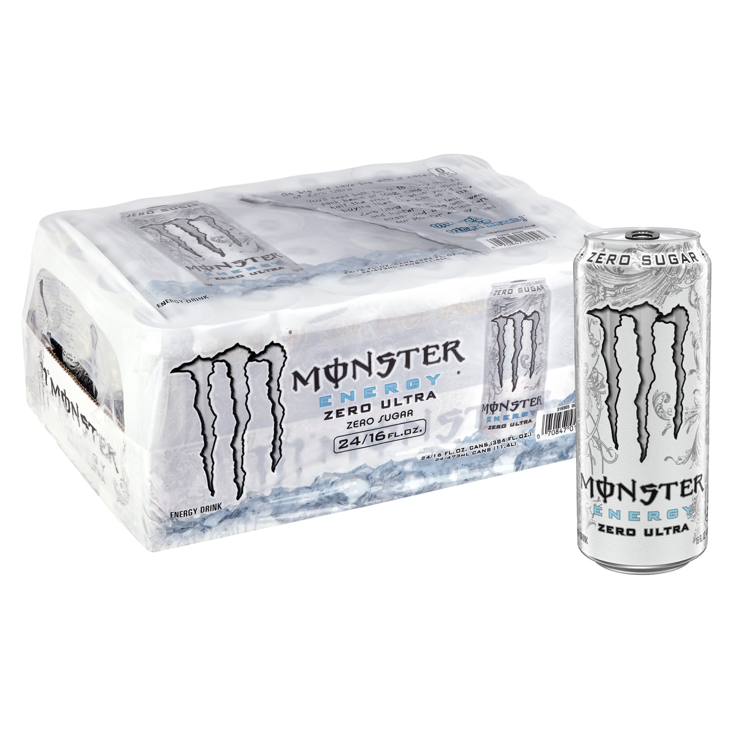 Monster Energy Ultra Zero, 16 Oz, Case Of 24 Cans - Image 4