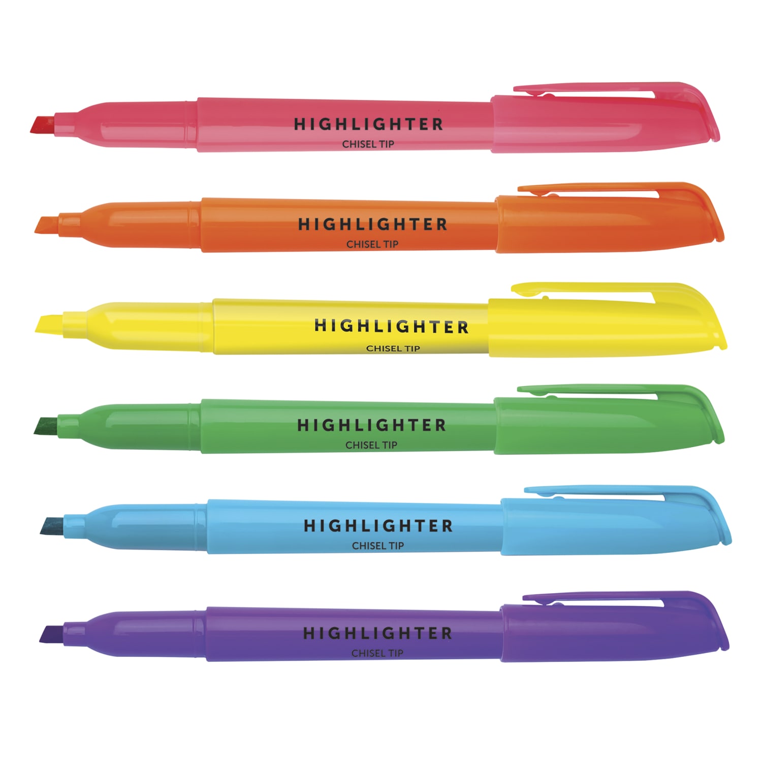 Office Depot Brand Pen-Style Highlighters, 100% Recycled Plastic Barrel, Assorted Colors, Pack Of 12 - Image 4