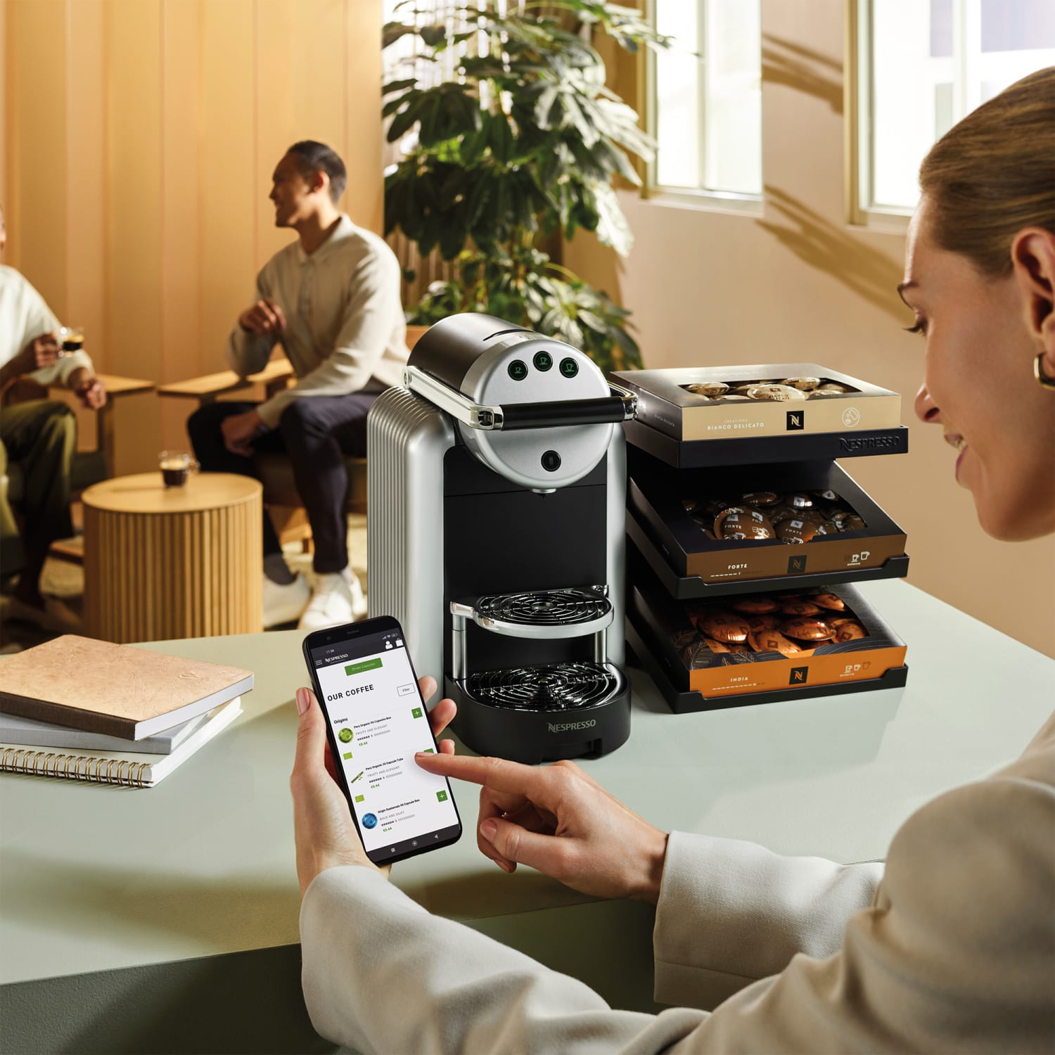 Nespresso Professional Zenius Single Serve Espresso Machine, Silver - Image 6