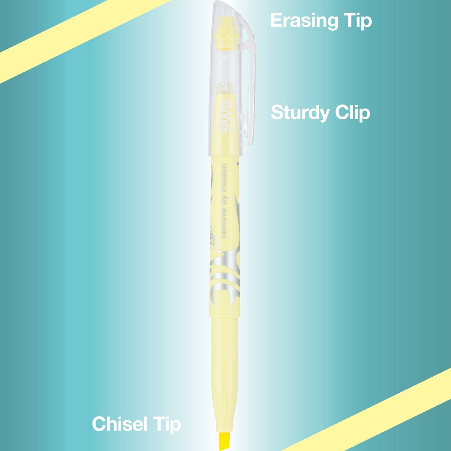 Pilot FriXion Light Pastel Erasable Highlighters, Pack of 5, Chisel Tip, Assorted Colors, 46543 - Image 5