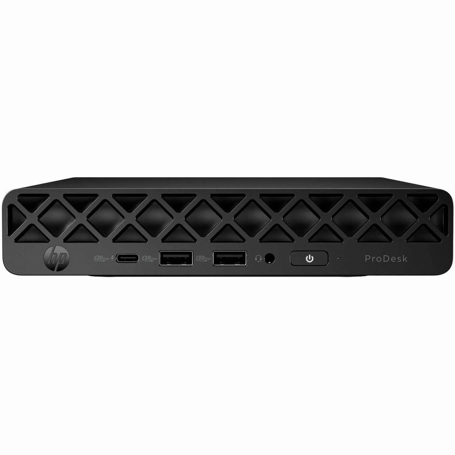HP ProDesk 4 G1i Desktop Computer, Intel Core Ultra 7 265T, vPro Technology, 16 GB, 512 GB PCI Express NVMe SSD, Mini PC, Jack Black, D32LSUTABA