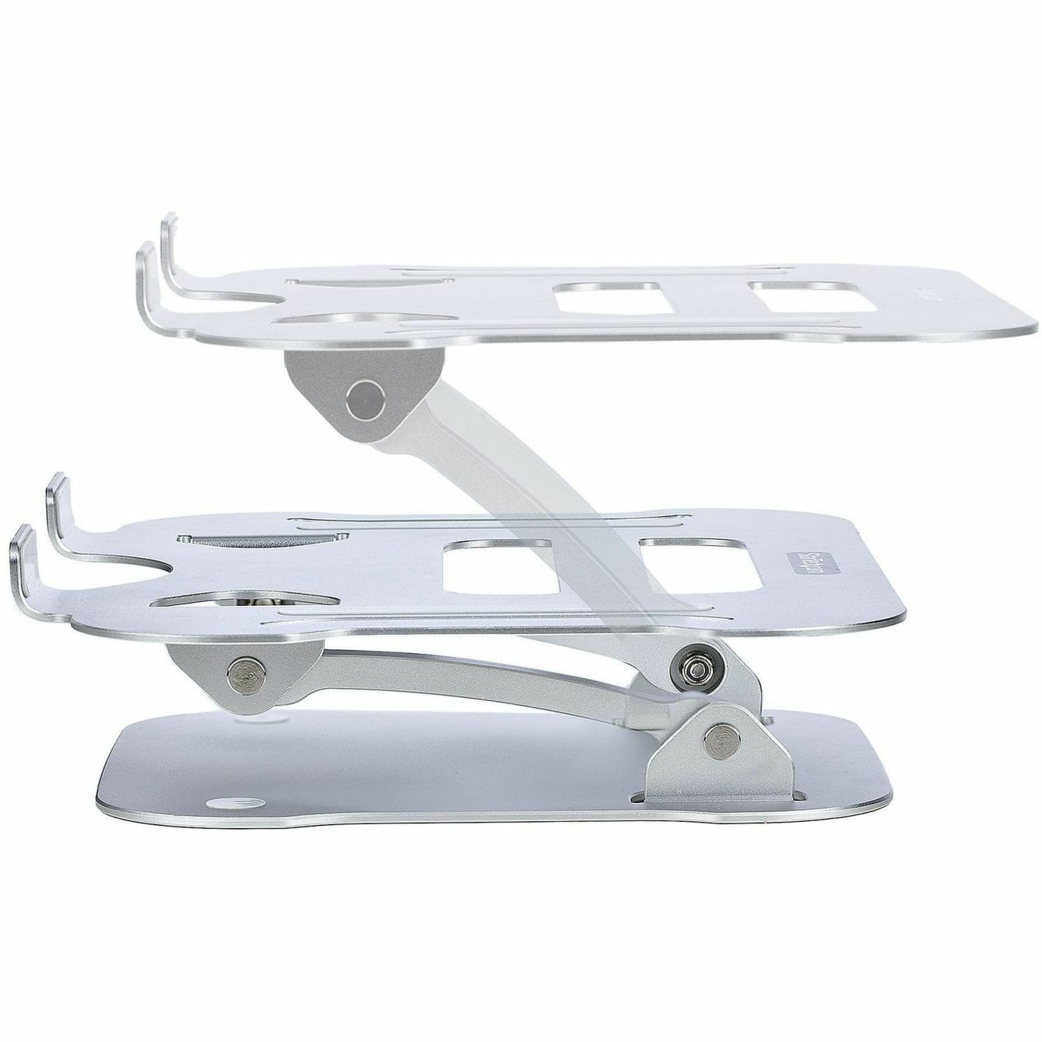 StarTech.com Laptop Stand for Desk, Ergonomic Laptop Stand Adjustable Height, Aluminum, Up to 22lb/10kg, Foldable Notebook Riser/Lift - Image 5