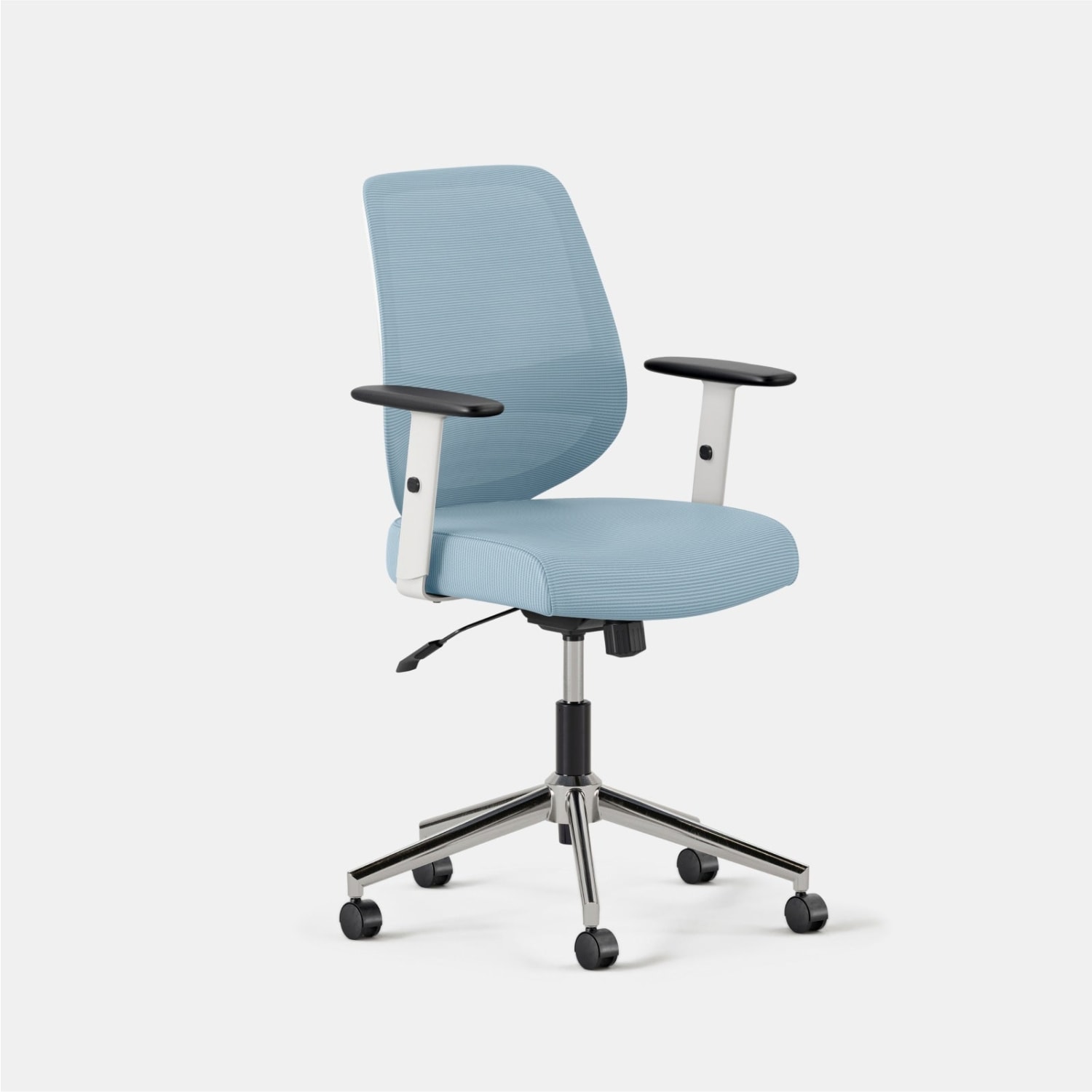 Branch Furniture Daily Ergonomic Vegan Leather MidBack Task Chair Sky Blue PopularChairscom Branch Furniture Daily Ergonomic Vegan Leather Mid Back Task Chair Sky Blue PopularChairscom