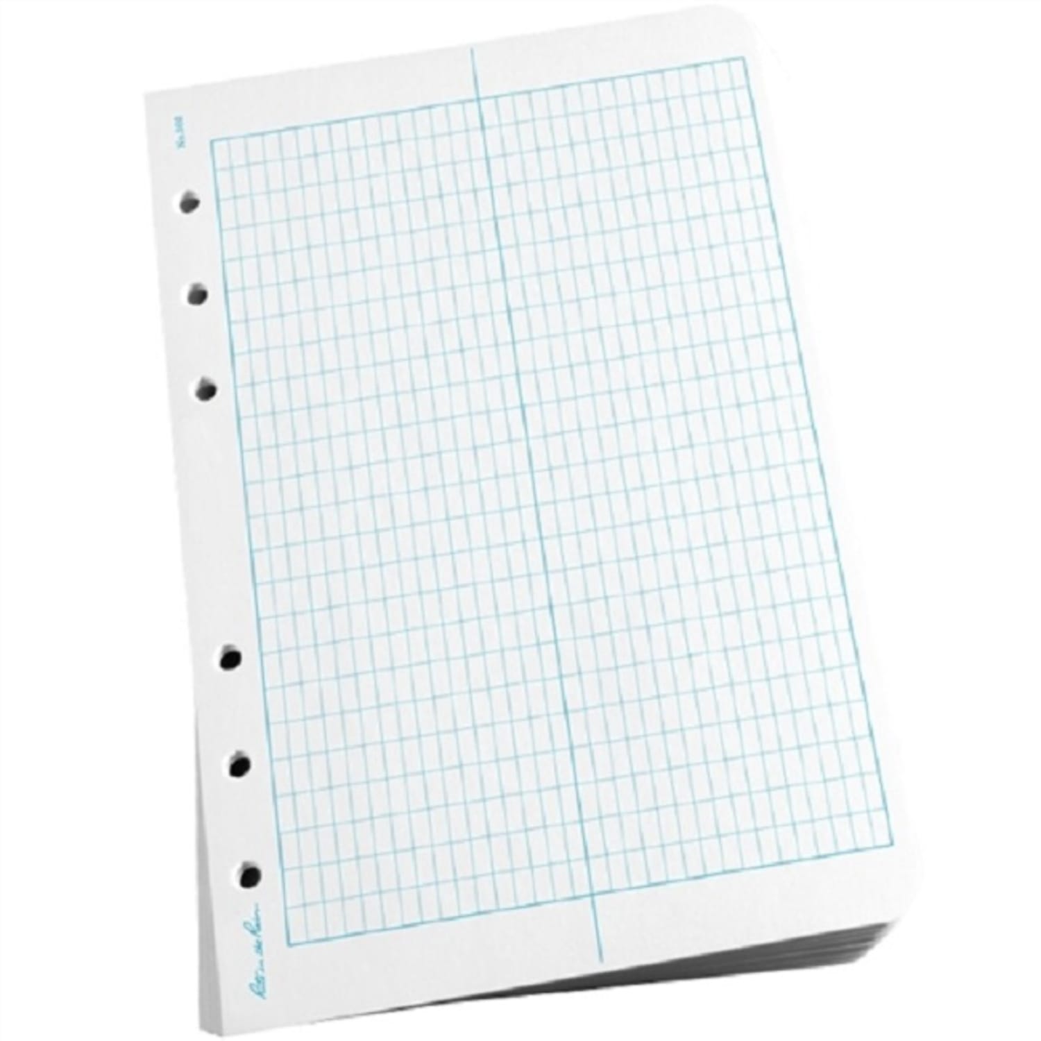 Rite in the Rain All-Weather Loose-Leaf Copy Paper, 5 Reams, Transit Grid, 4 5/8in x 7in, 500 Sheets Per Case, 0.54 Lb, 85 Brightness