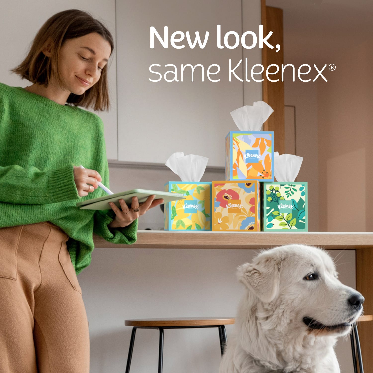Kleenex 3-Ply Soothing Lotion Tissues, Box Of 65 Tissues - Image 6