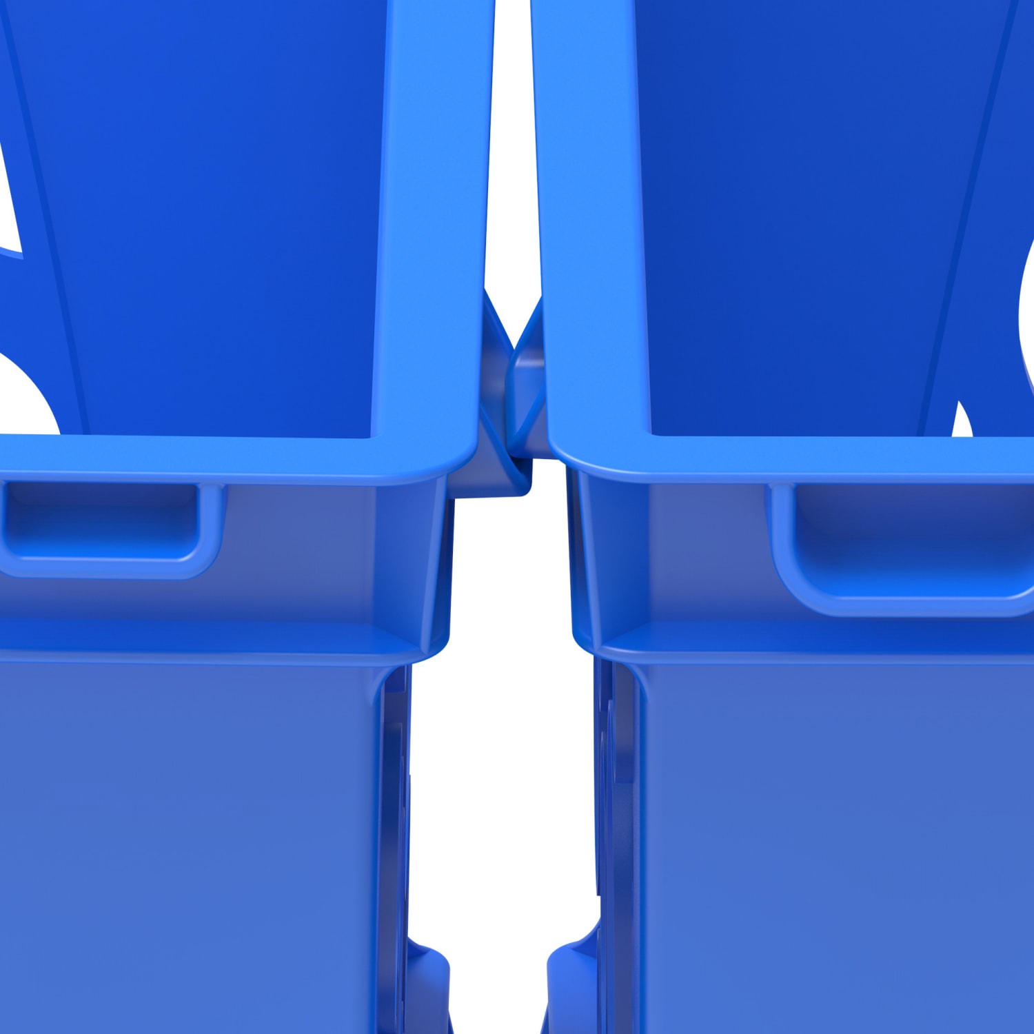 Storex Mini Crates, 6inH x 7-3/4inW x 9inD, Blue, Pack Of 12 Crates - Image 6