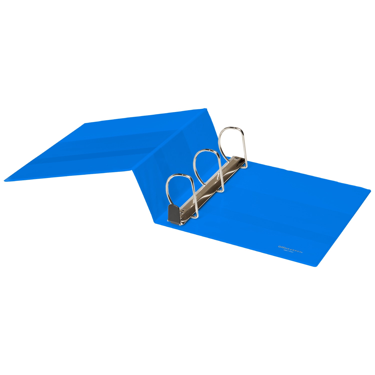 Office Depot Brand Heavy-Duty View 3-Ring Binder, 4in D-Rings, Blue - Image 6