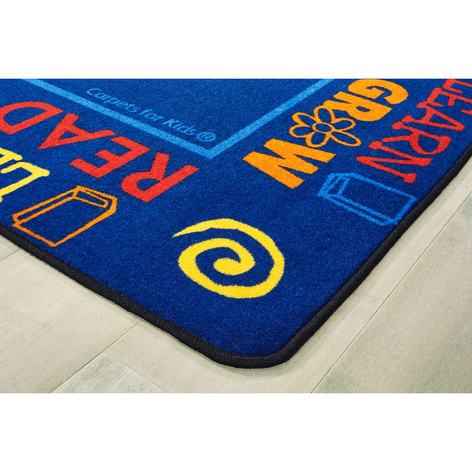 Carpets For Kids Premium Collection Read To Dream Activity Rug, 4ft x 6ft, Blue - Image 3