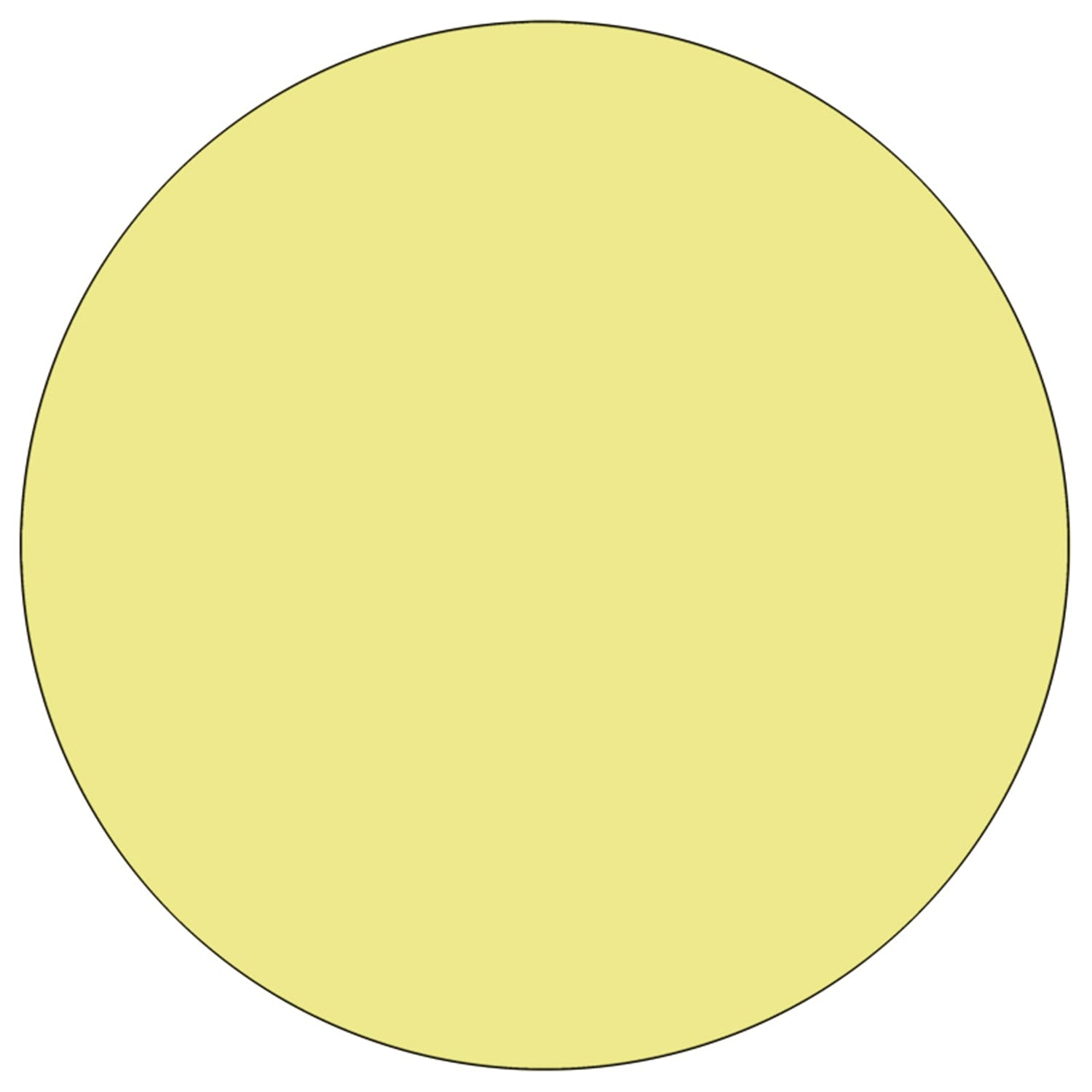 Flash Furniture Round Thermal Laminate Activity Table With Height-Adjustable Legs, 30-1/8in x 60in, Yellow - Image 4