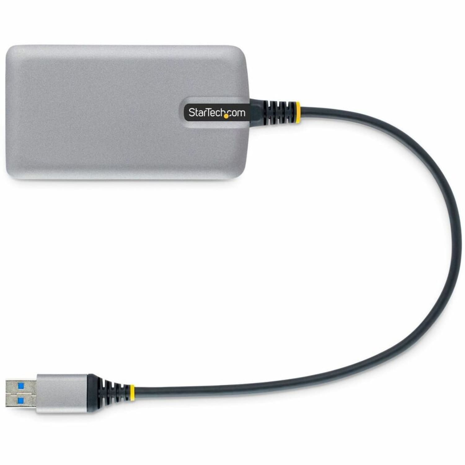 StarTech.com 4-Port USB Hub, USB 3.0 5Gbps, Bus Powered, USB-A to 4xA w/ Optional Auxiliary Power, Portable Laptop USB Hub, 1ft/30cm Cable - Image 4
