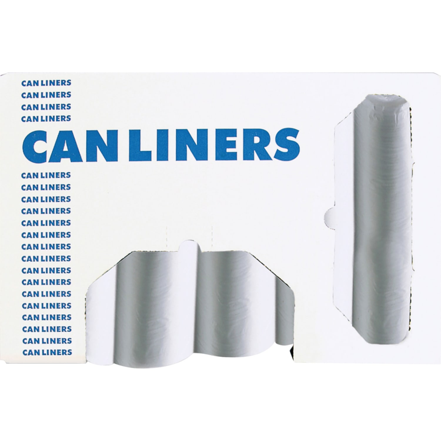 Heritage AccuFit .9mil Clear Can Liners - 55 gal/55 lb Capacity - 40in Width x 53in Length x 0.90 mil (23 Micron) Thickness - Clear - Can - 20 / Roll - 5 / Carton - Image 4