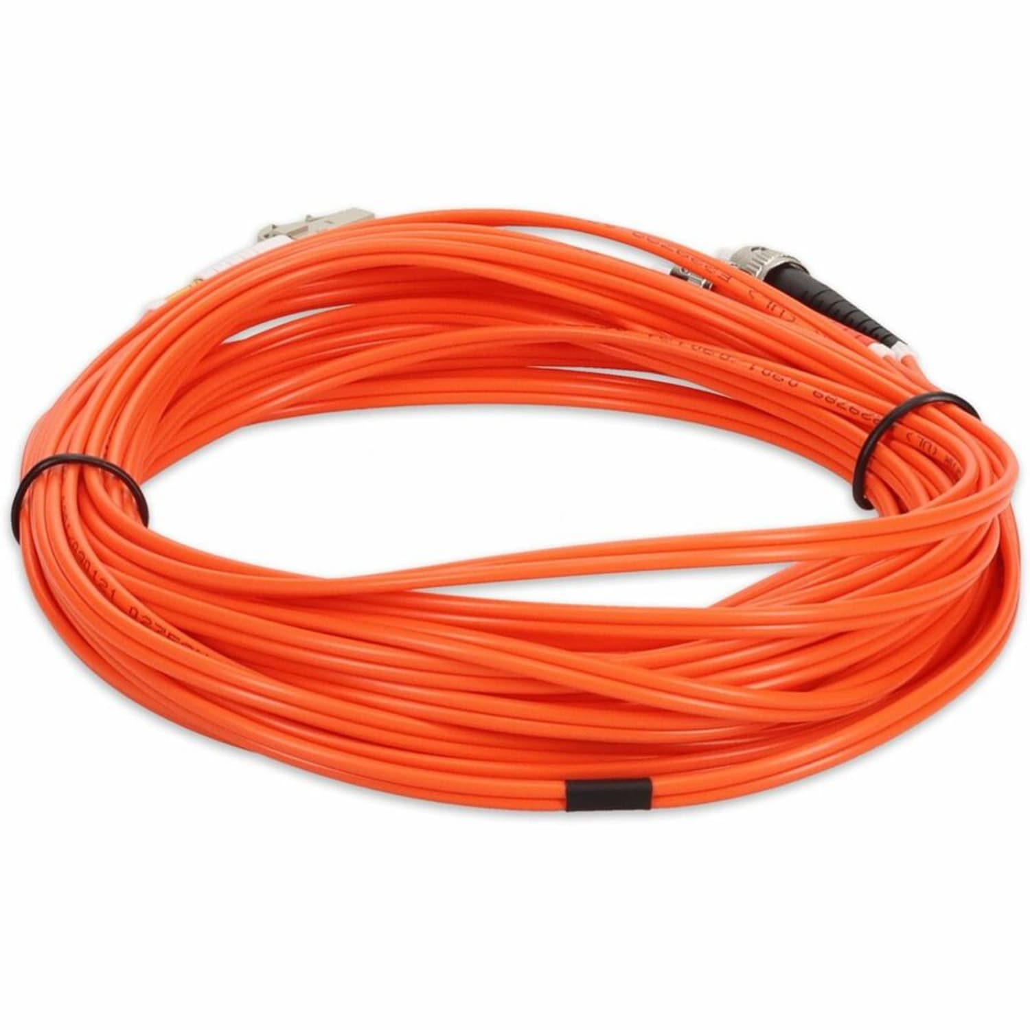 AddOn 4m LC to ST OM1 Orange Patch Cable - Patch cable - LC/UPC multi-mode (M) to ST/UPC multi-mode (M) - 4 m - fiber optic - duplex - 62.5 / 125 micron - OM1 - halogen-free - orange - Image 5