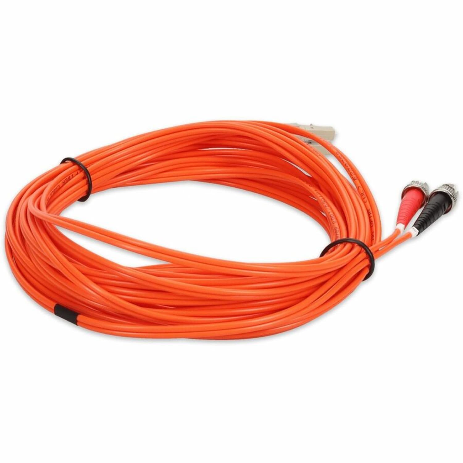 AddOn 4m LC to ST OM1 Orange Patch Cable - Patch cable - LC/UPC multi-mode (M) to ST/UPC multi-mode (M) - 4 m - fiber optic - duplex - 62.5 / 125 micron - OM1 - halogen-free - orange - Image 6