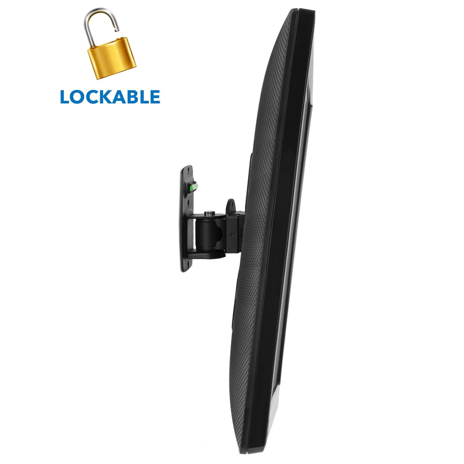 Mount-It! MI-4152 Lockable TV Wall Mount, Black - Image 3