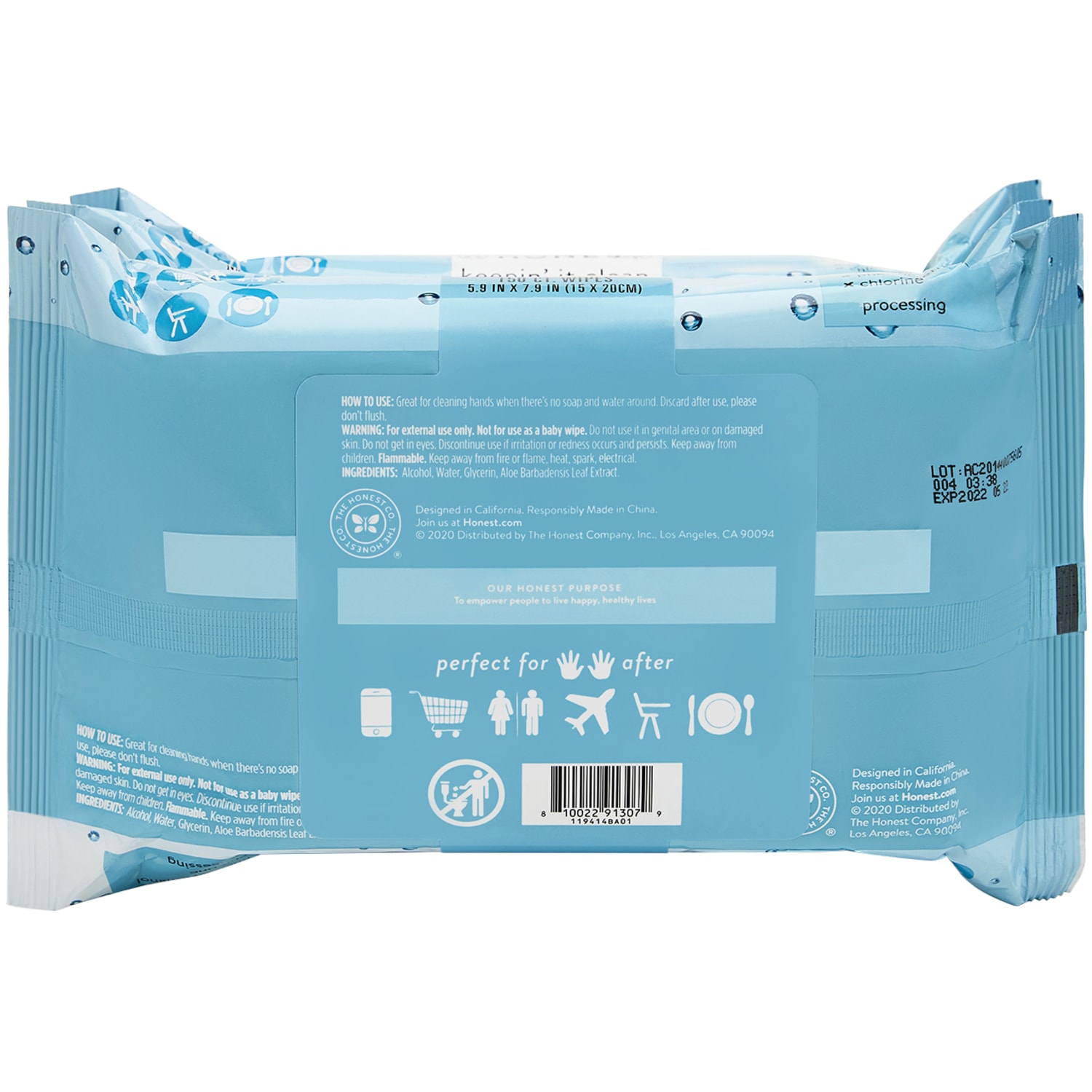 The Honest Company Sanitizing Wipes, 2 oz, Pack Of 3 - Image 5