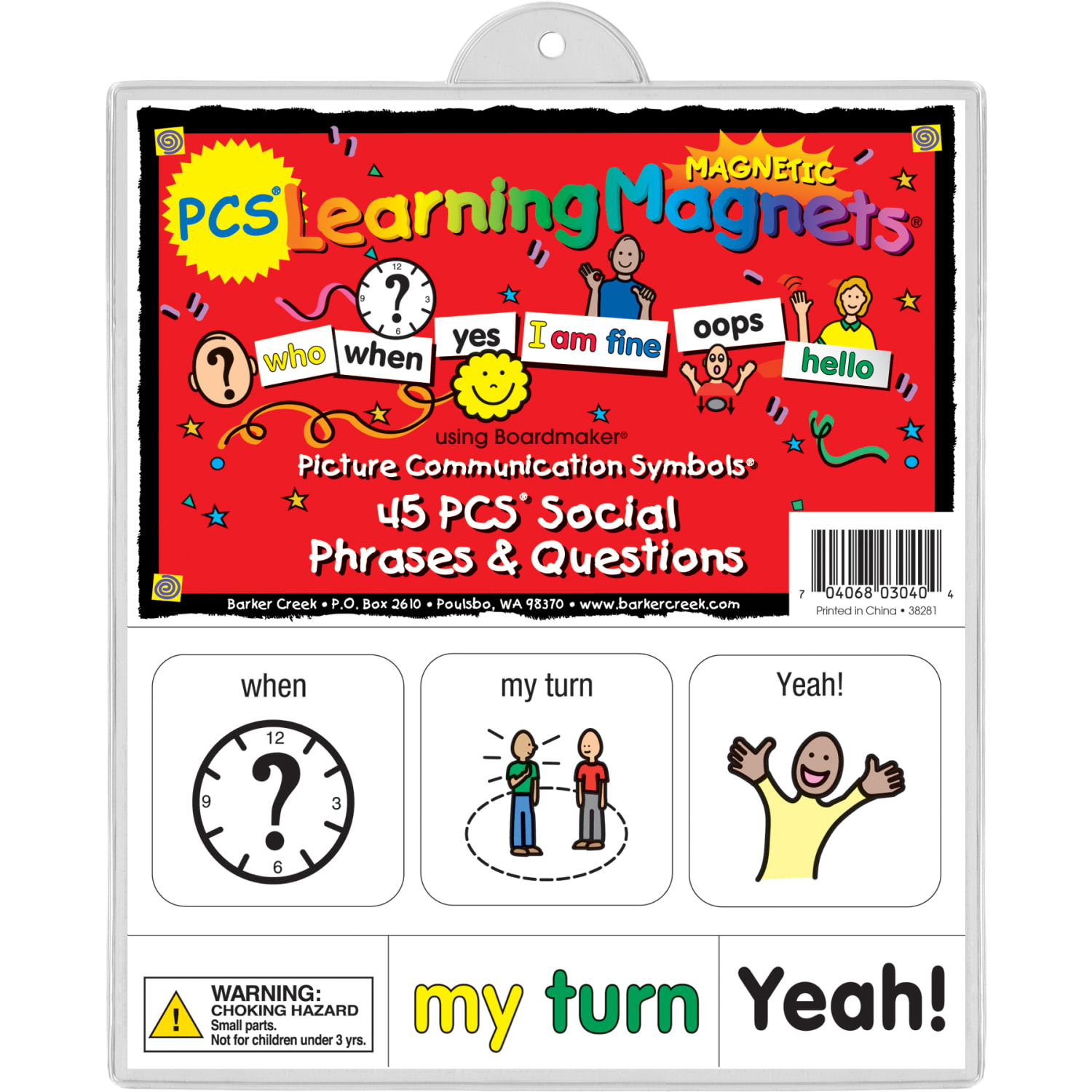 Barker Creek Magnets, Learning Magnets PCS, Social Phrases & Questions Set, Grades Pre-K+, Pack Of 90 - Image 4