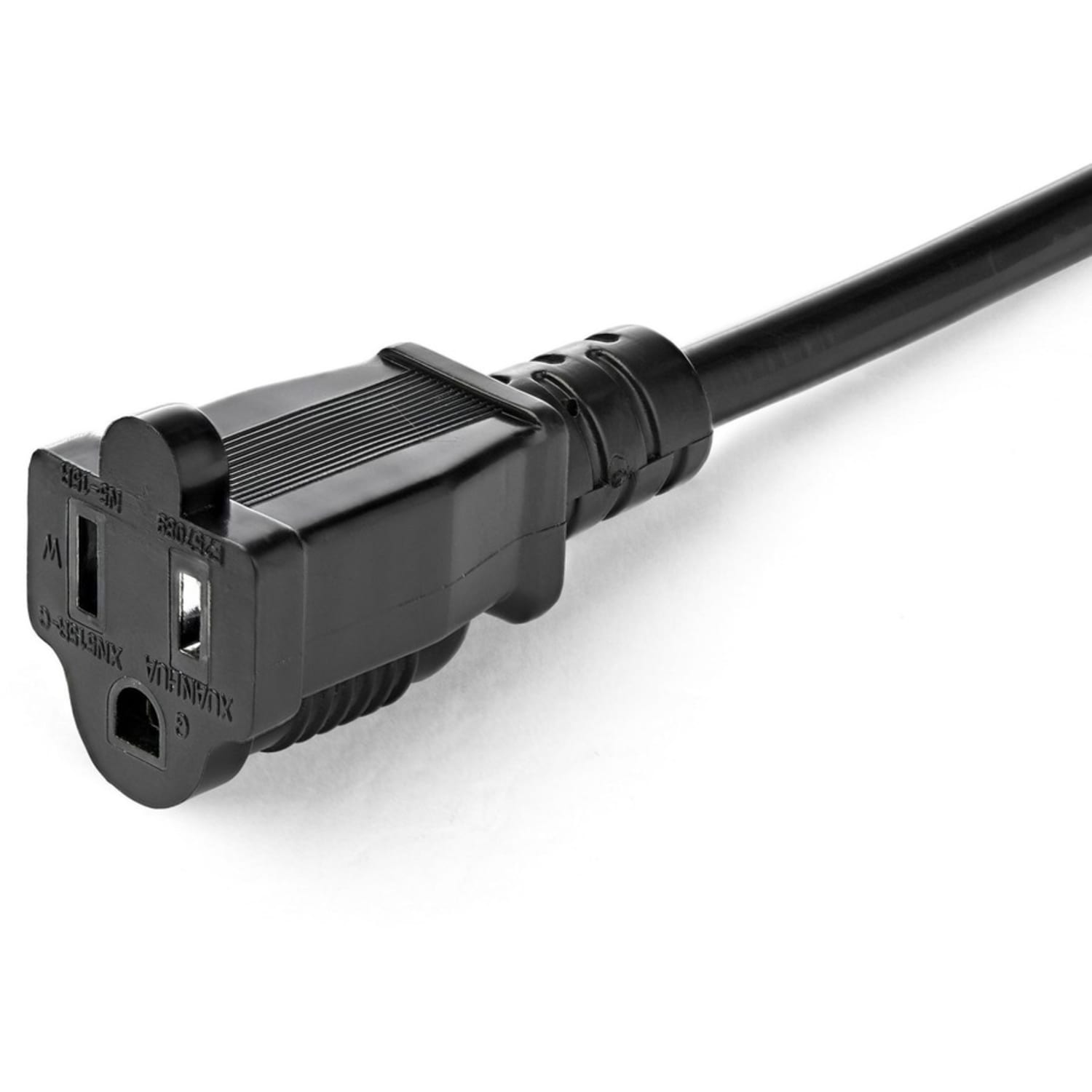 StarTech.com 12inch Outlet Saver Extension Cord - NEMA 5-15P to 2x NEMA 5-15R - 16AWG - Image 6
