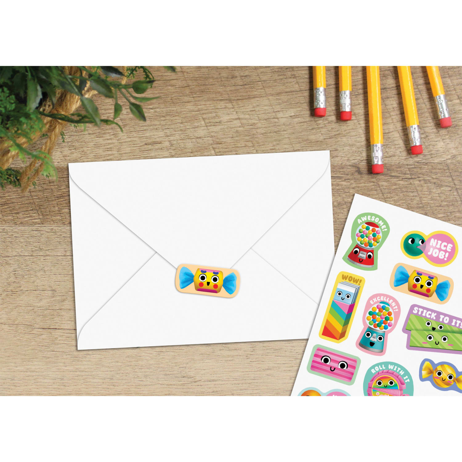 Teacher Created Resources Smelly Stickers, Bubble Gum, 120 Per Pack, Set Of 6 Packs - Image 5