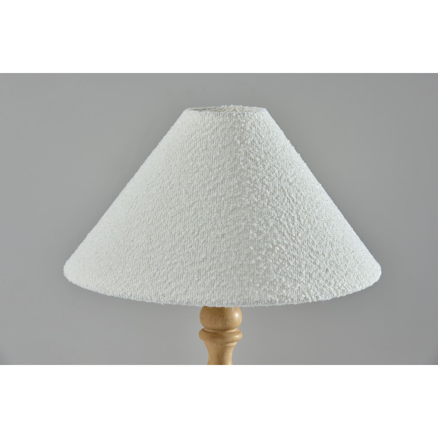 Adesso Rigby Table Lamp, 27inH, White Shade/Natural Base - Image 5