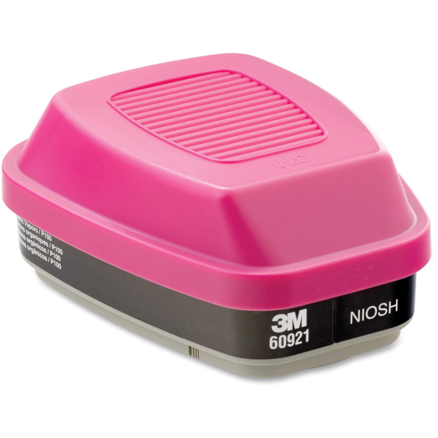 3M 60921 Organic Vapor Cartridge/Filter - Reusable - 1 Box