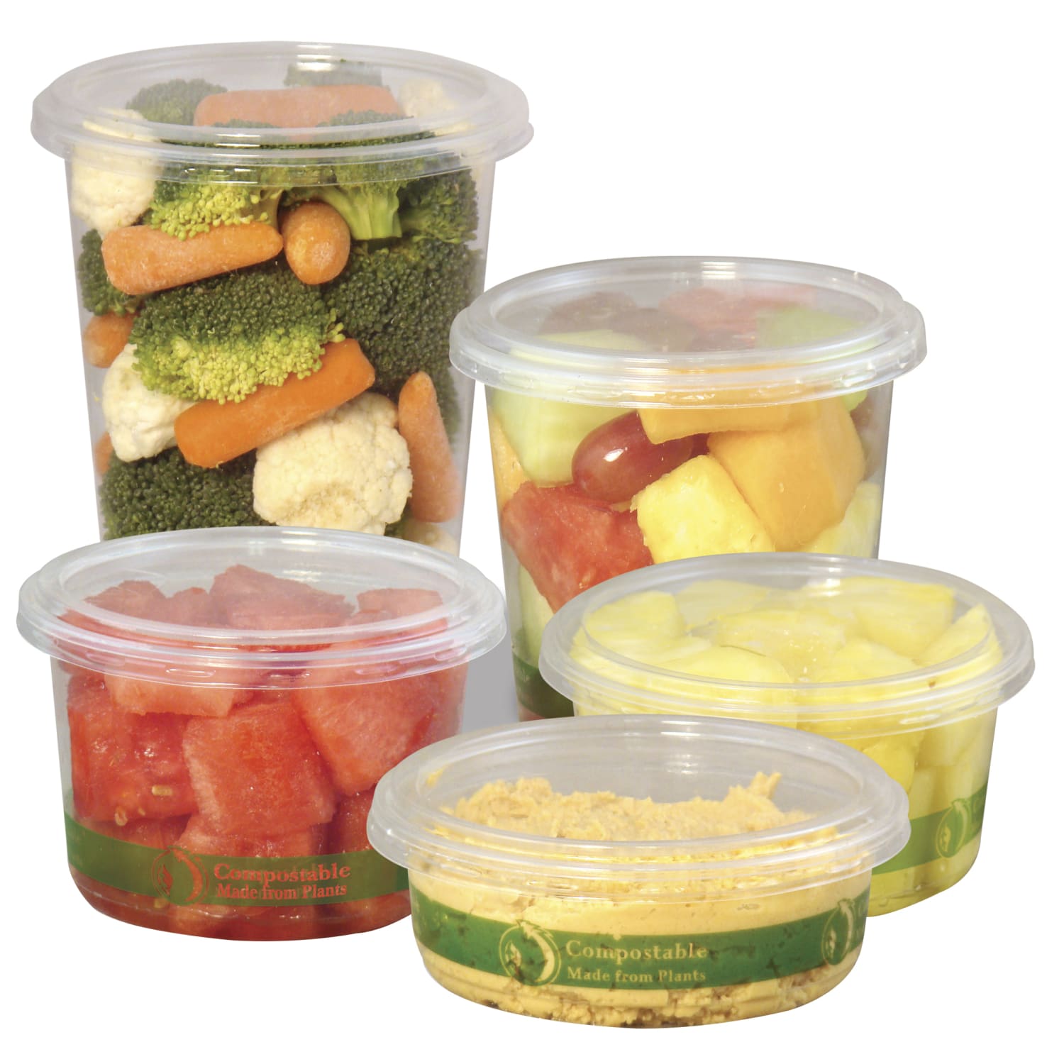 StalkMarket PLA Deli Lids, 6in, 8 32 Oz, Clear, Pack Of 600 Lids - Image 3