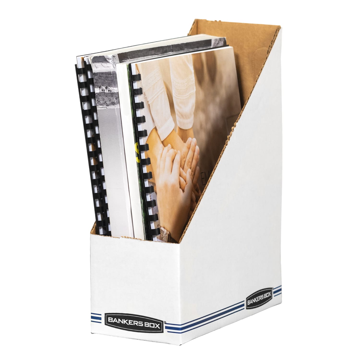 Bankers Box 60% Recycled Low-Cost Fiberboard Magazine File, 11 3/4inH x 4inW x 9 1/4inD - Image 3
