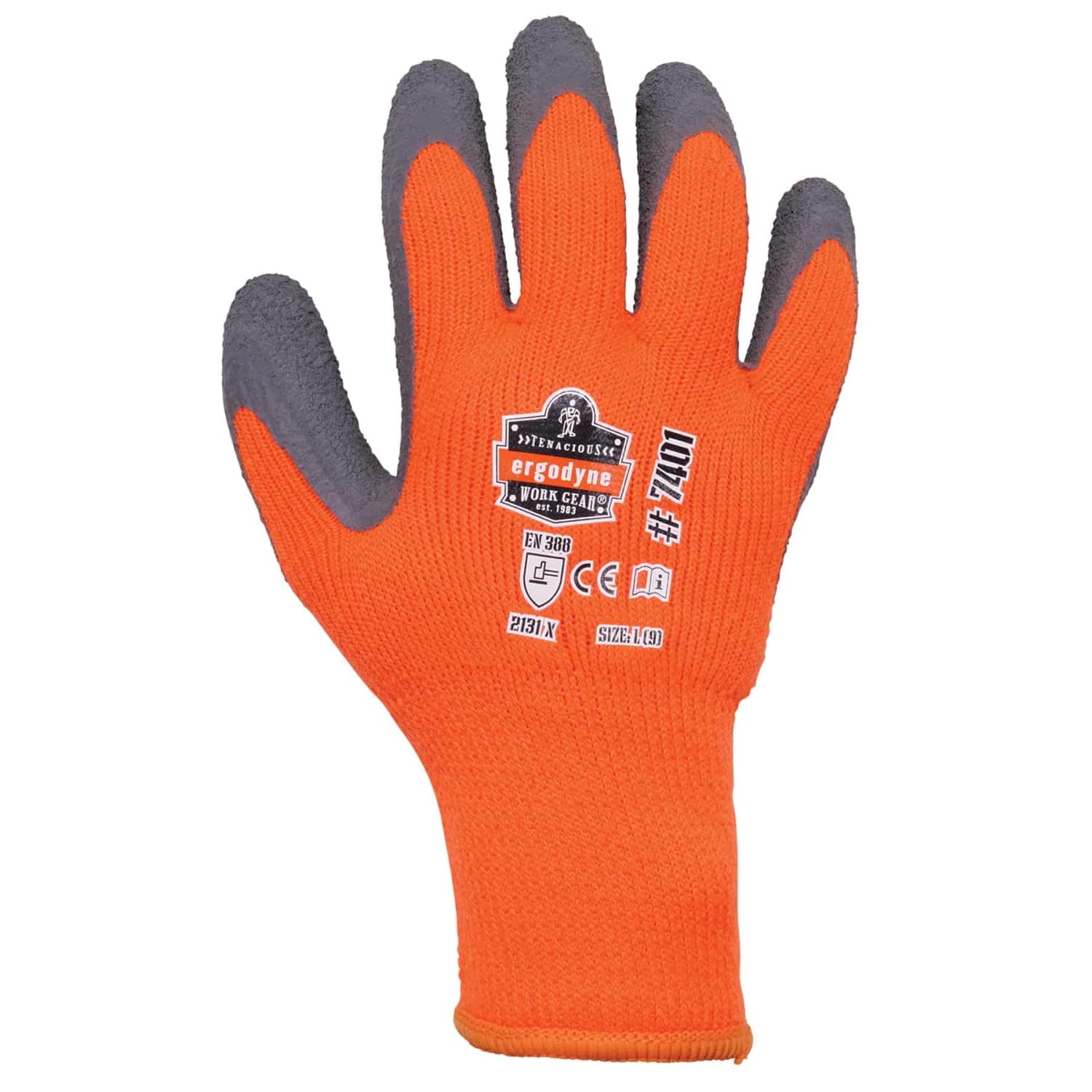Ergodyne ProFlex 7401 Lightweight Winter Work Gloves, 2X, Orange - Image 3