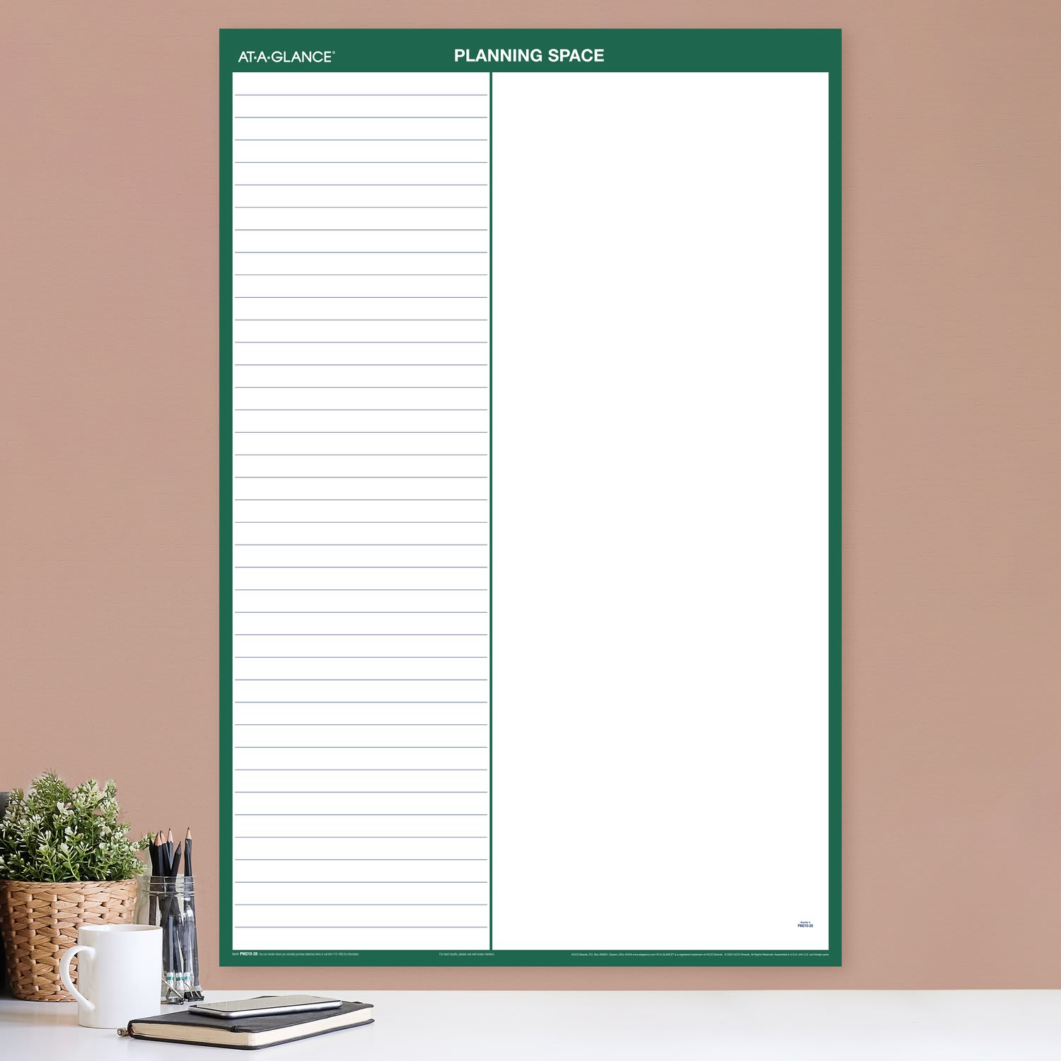 AT-A-GLANCE 2027 Vertical Reversible Erasable Yearly Wall Calendars - Image 3