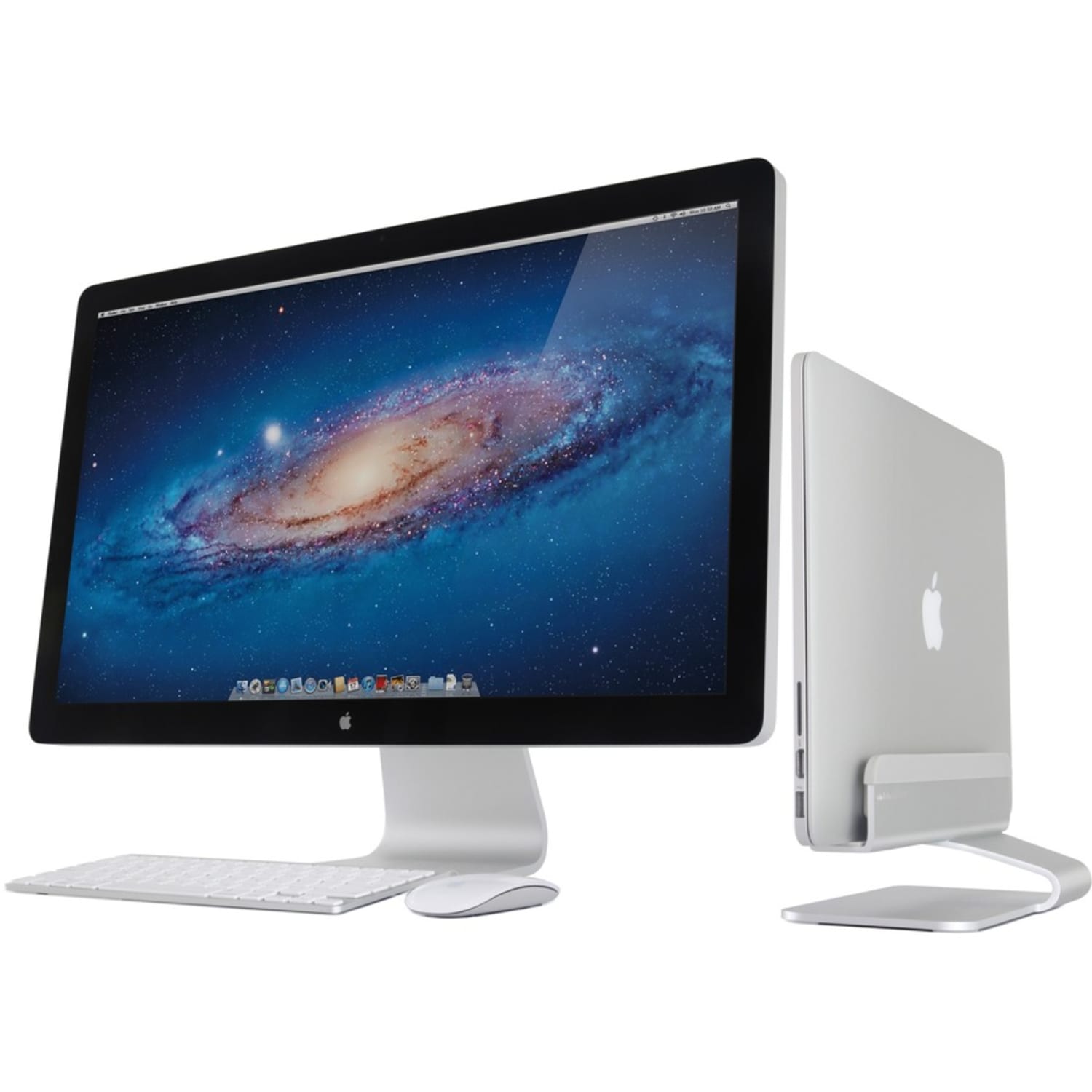 Rain Design mTower Vertical Laptop Stand, Silver - Image 6