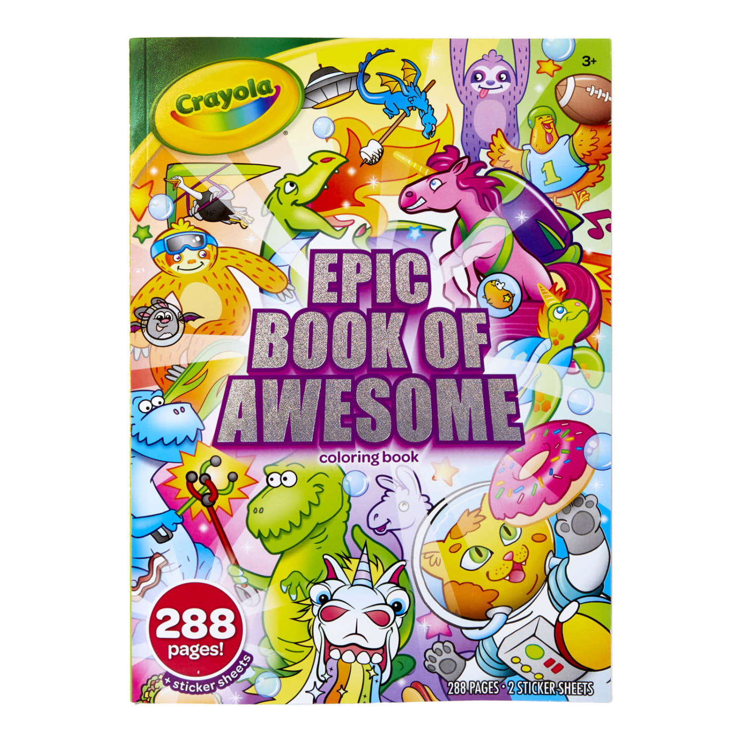 Crayola Epic Book Of Awesome 288-Page Coloring Books, Pack Of 6 Books - Image 3