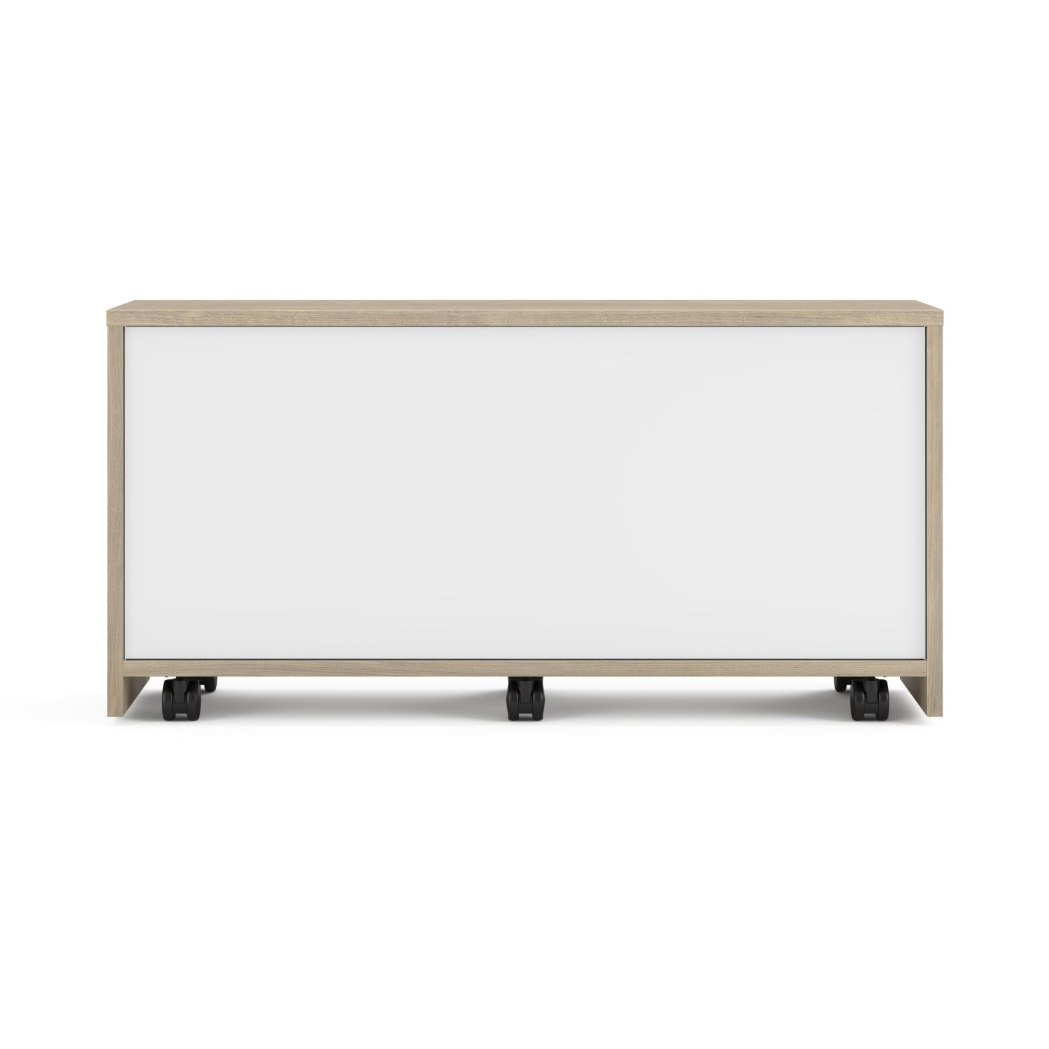 HON Storyline 30inH 2-Shelf Single-Sided Linear Bookcase, Kingswood Walnut/Designer White - Image 3